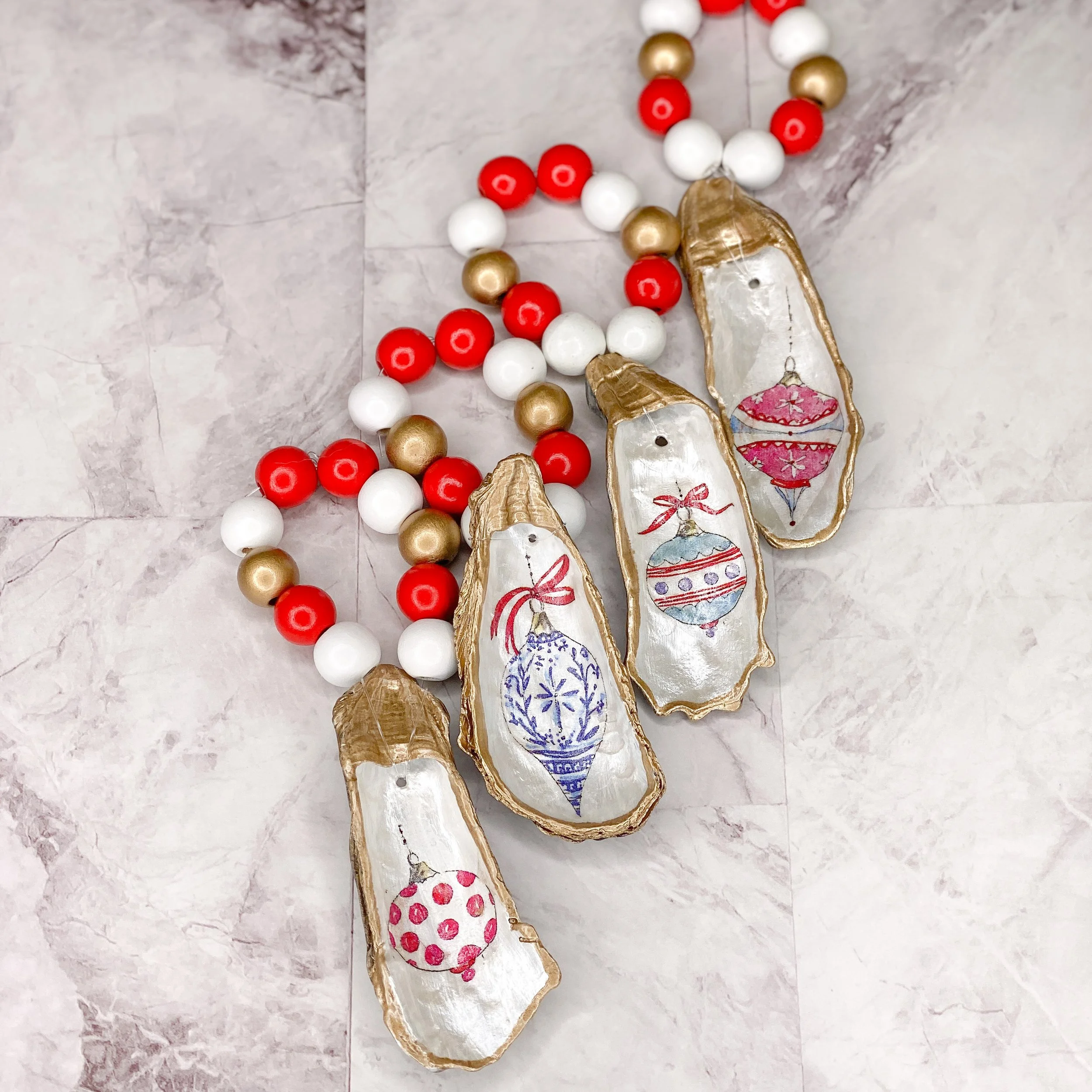 holiday christmas napkin rings ornaments 4.JPG