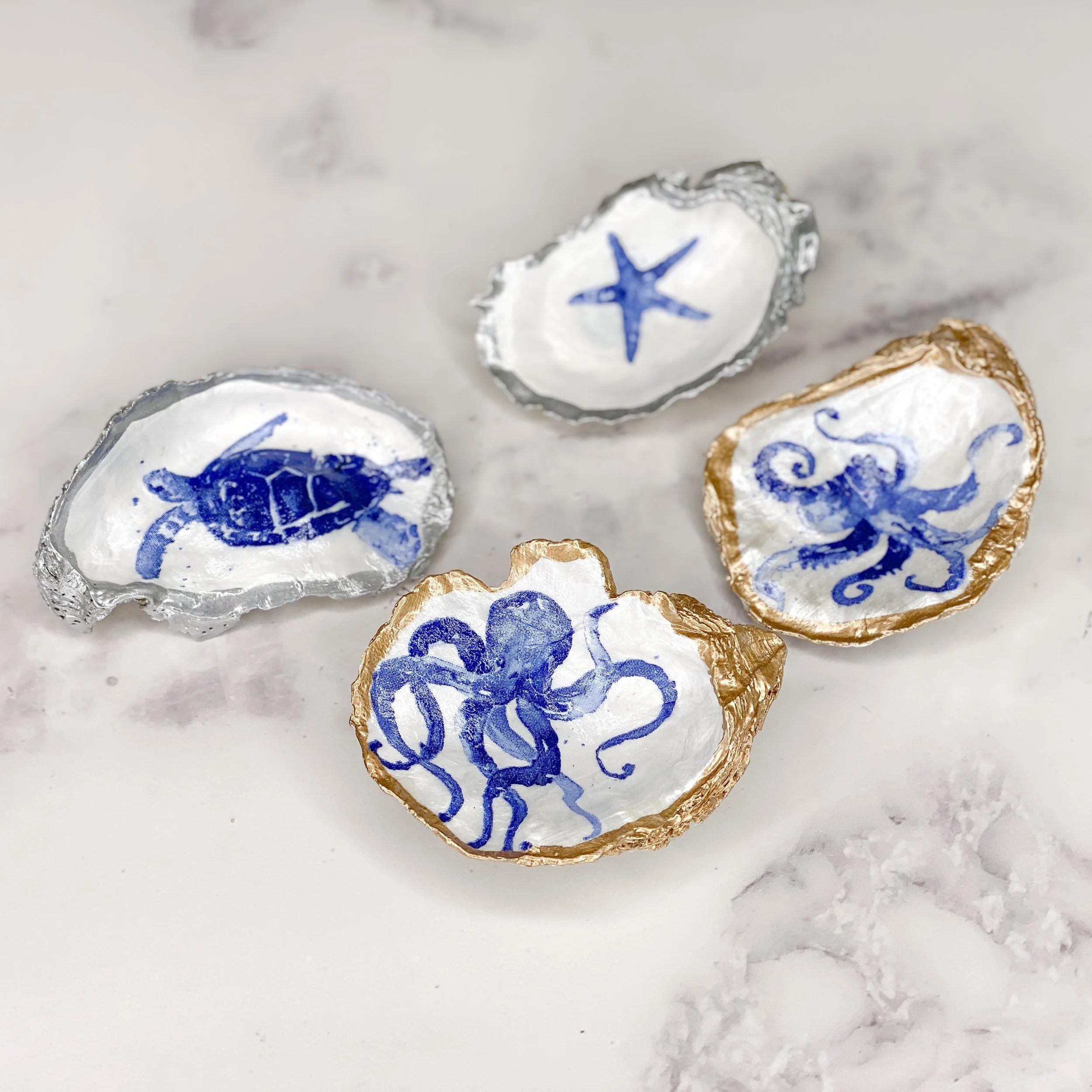 trinket dish coastal octopus starfish turtle 4.JPG