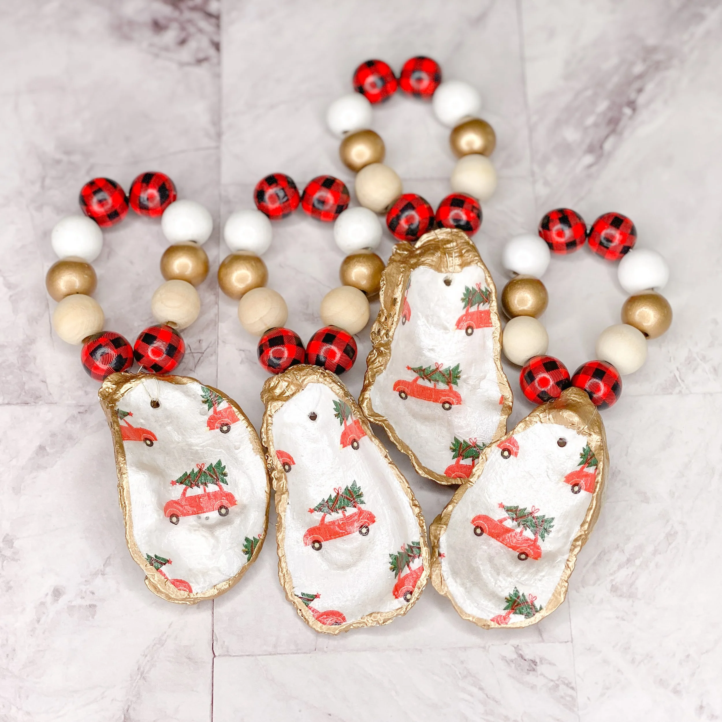 holiday christmas napkin rings cars 4.JPG