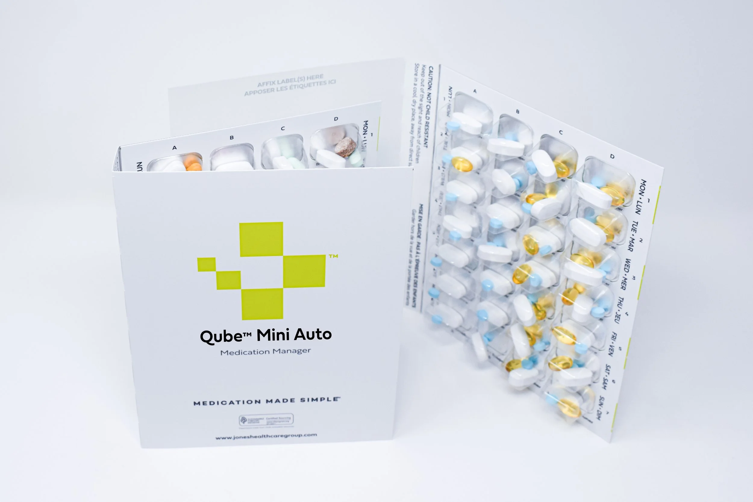 Qube Mini Command Module Blister Packs — Jones Healthcare Group – Medication Adherence