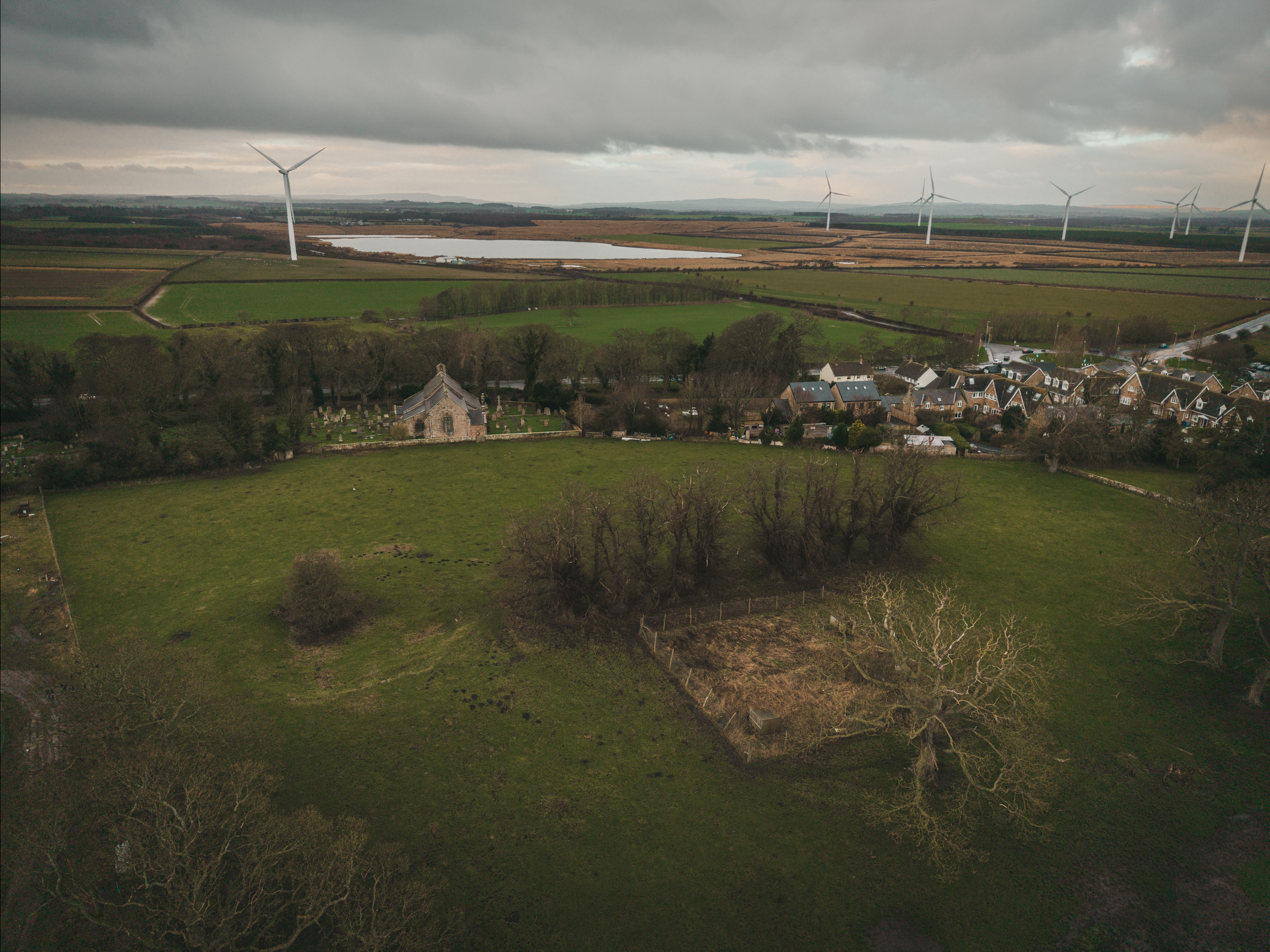 Widdrington castle site, by Jim Scott Photography