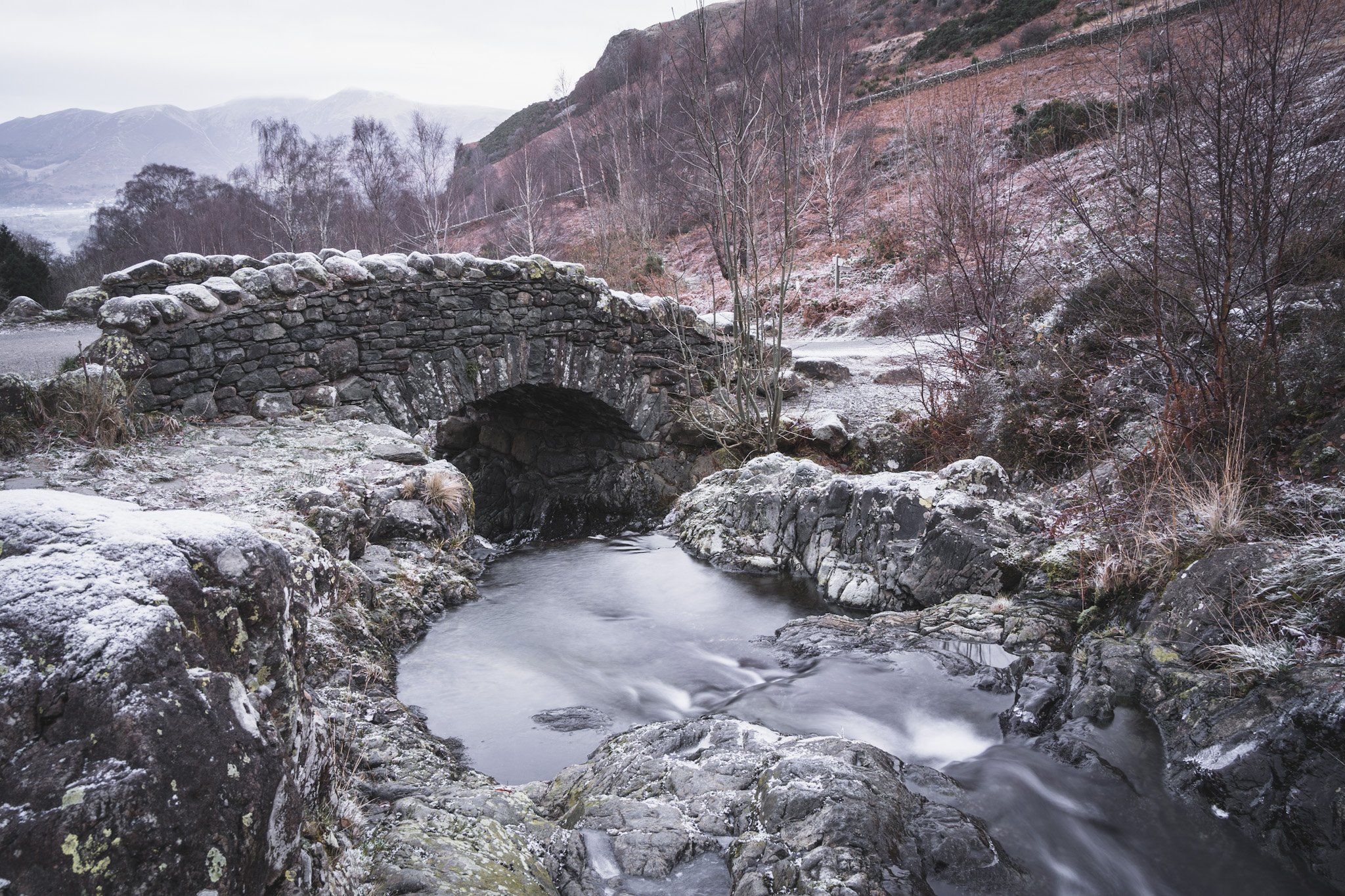 First frost on Ashness bridge, By Jim Scott