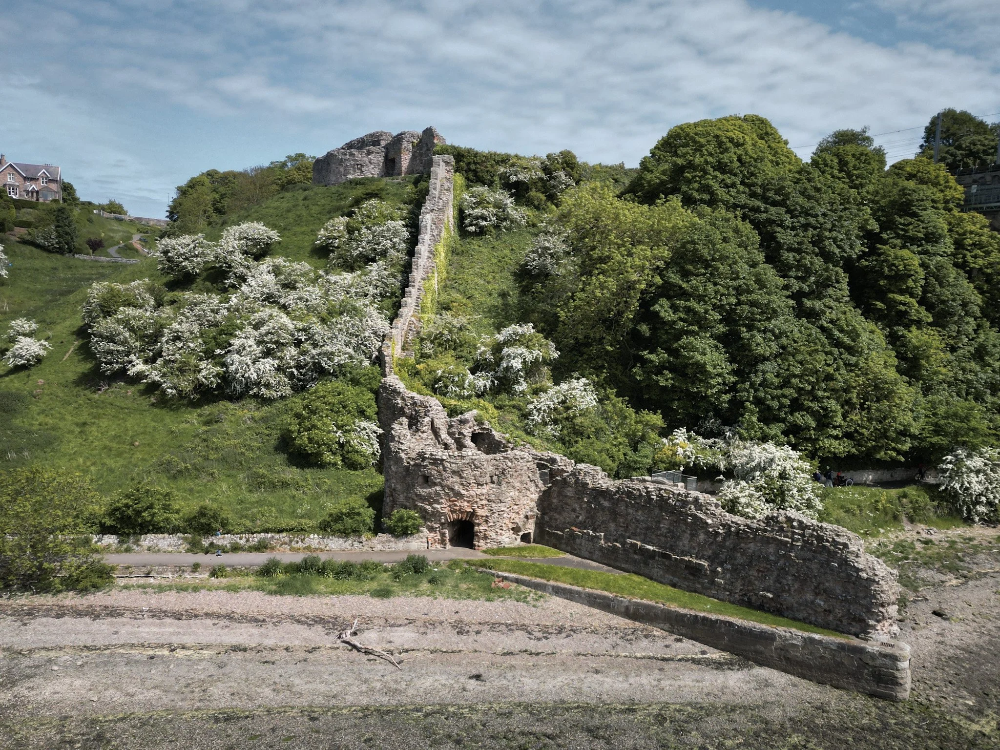Northumberlander Project - Berwick castle , by Jim Scott Photography