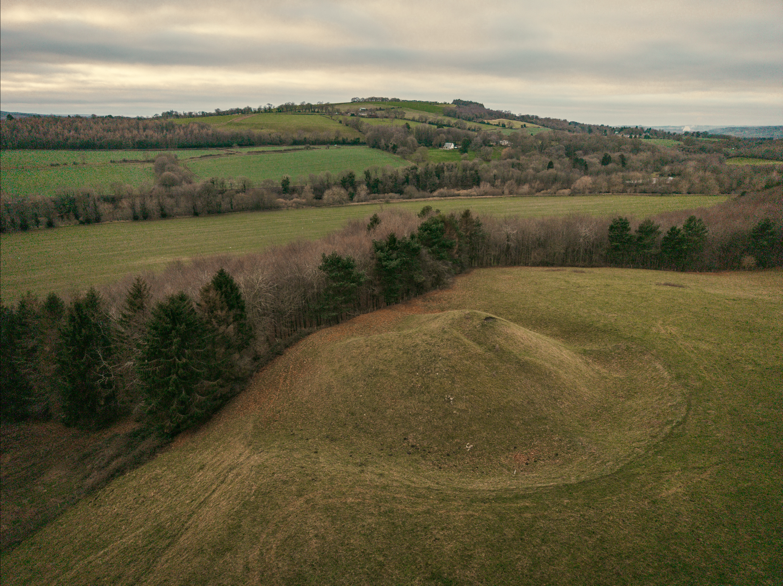 Styford castle site in northumberland, by Jim Scott Photography
