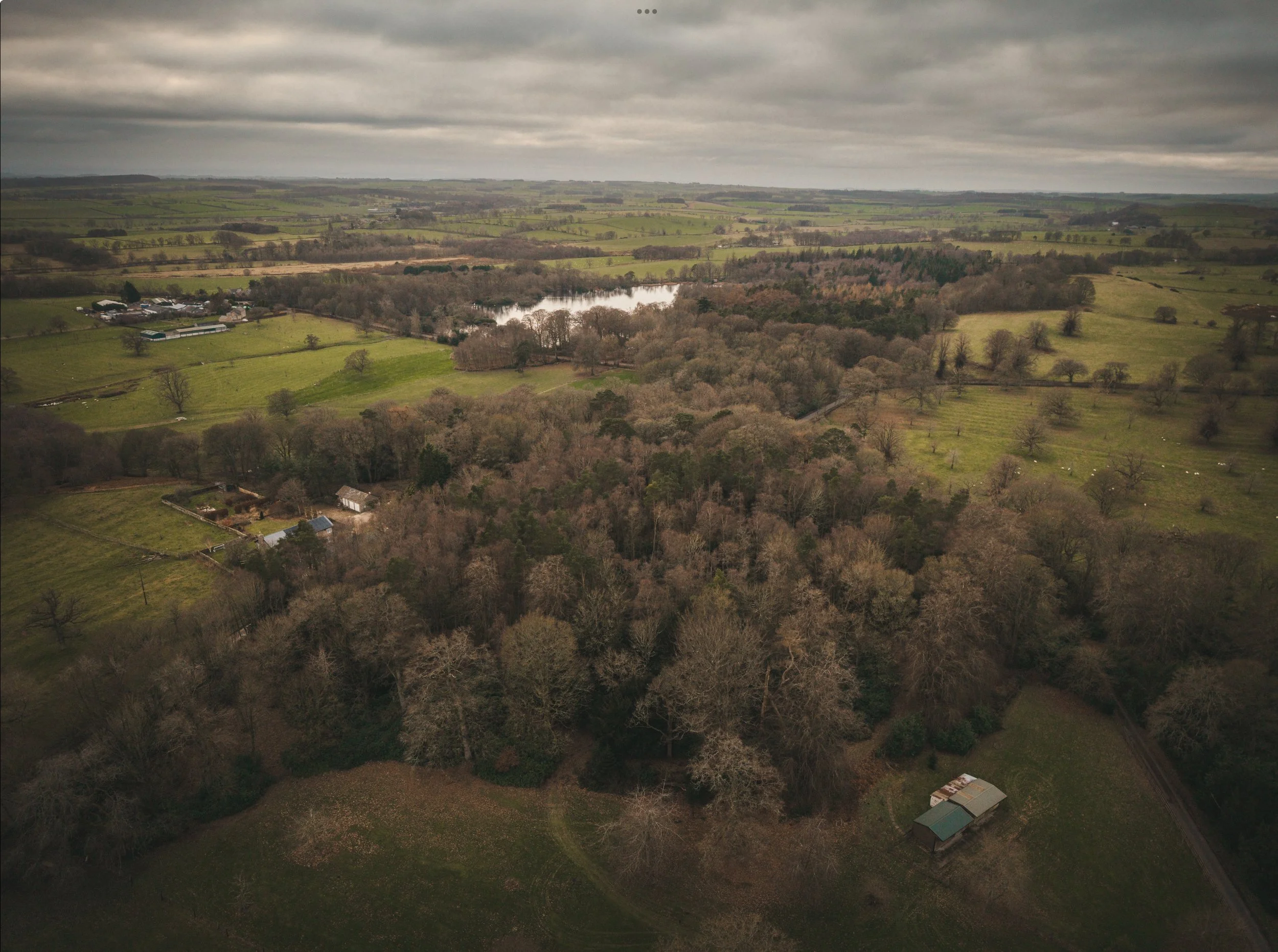 Bolam castle site, by Jim Scott Photography