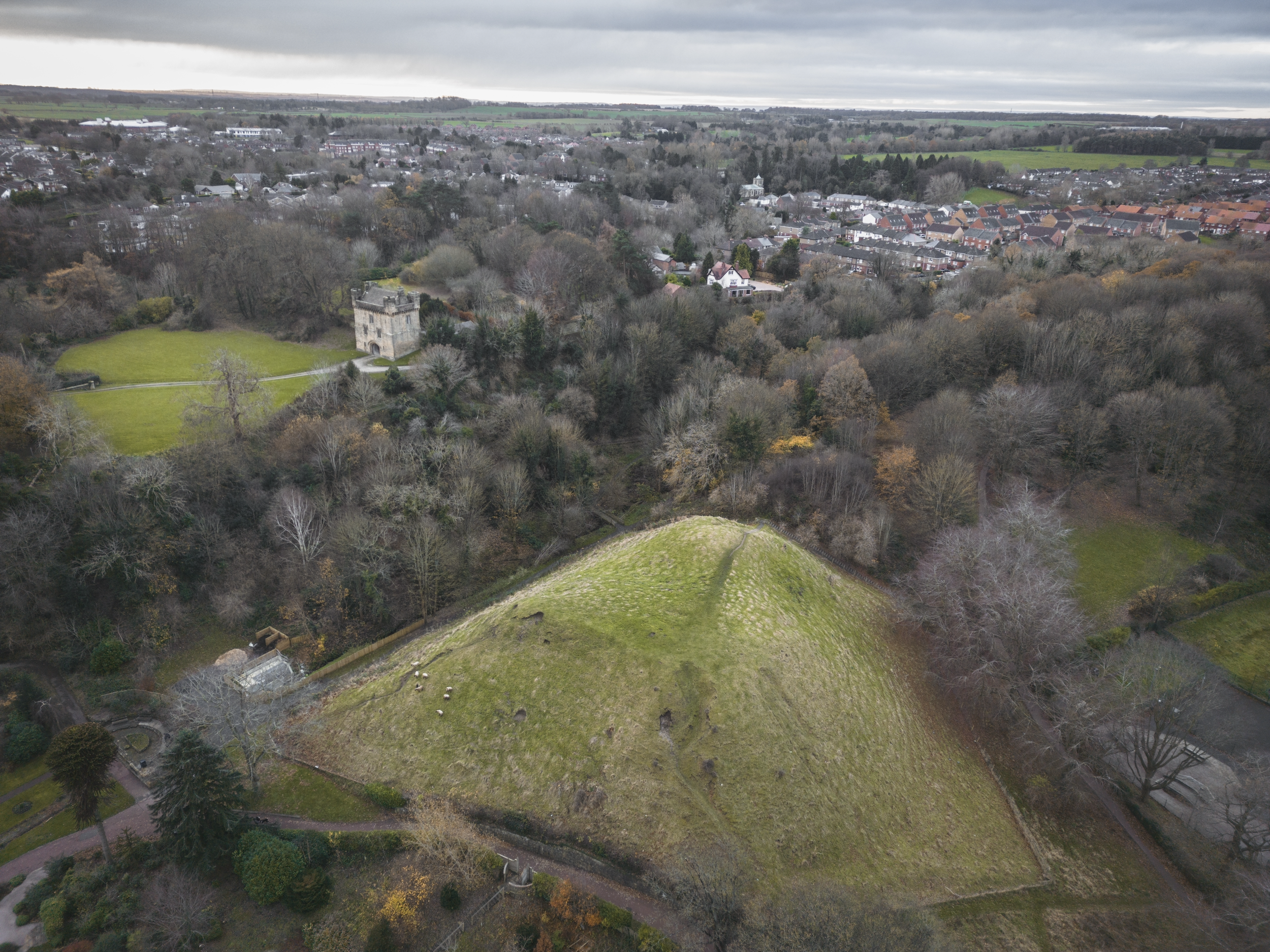 Morpeth Ha Hill castle, by Jim Scott Photography