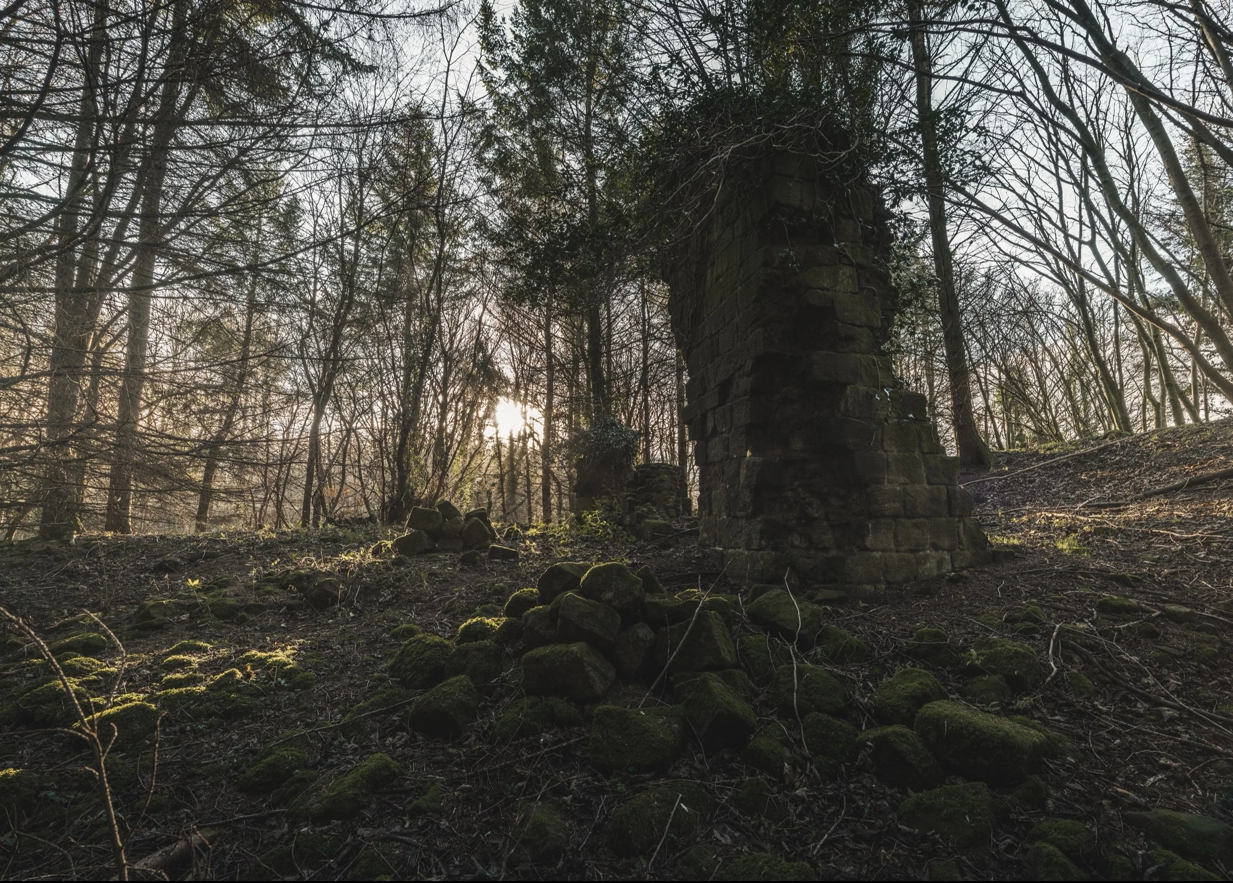 Nafferton castle ruin , by Jim Scott Photography