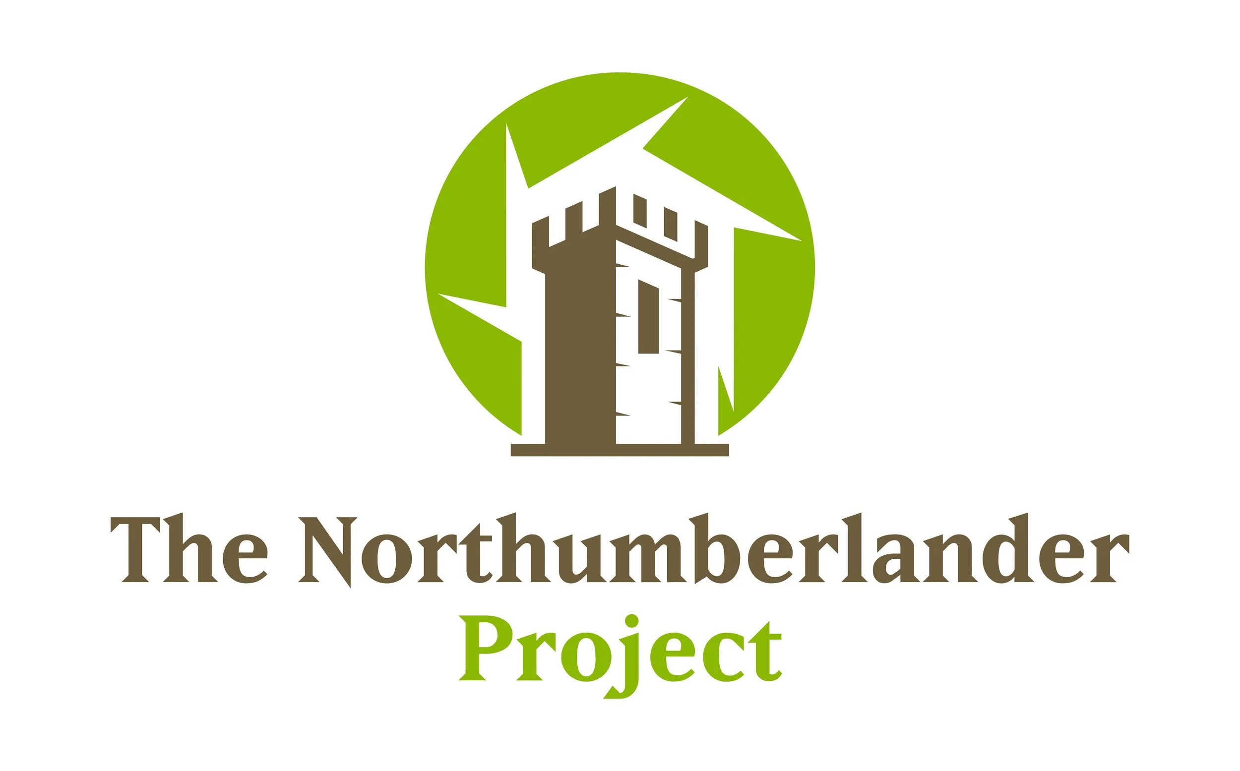 Northumberlander Logo with Castle icon
