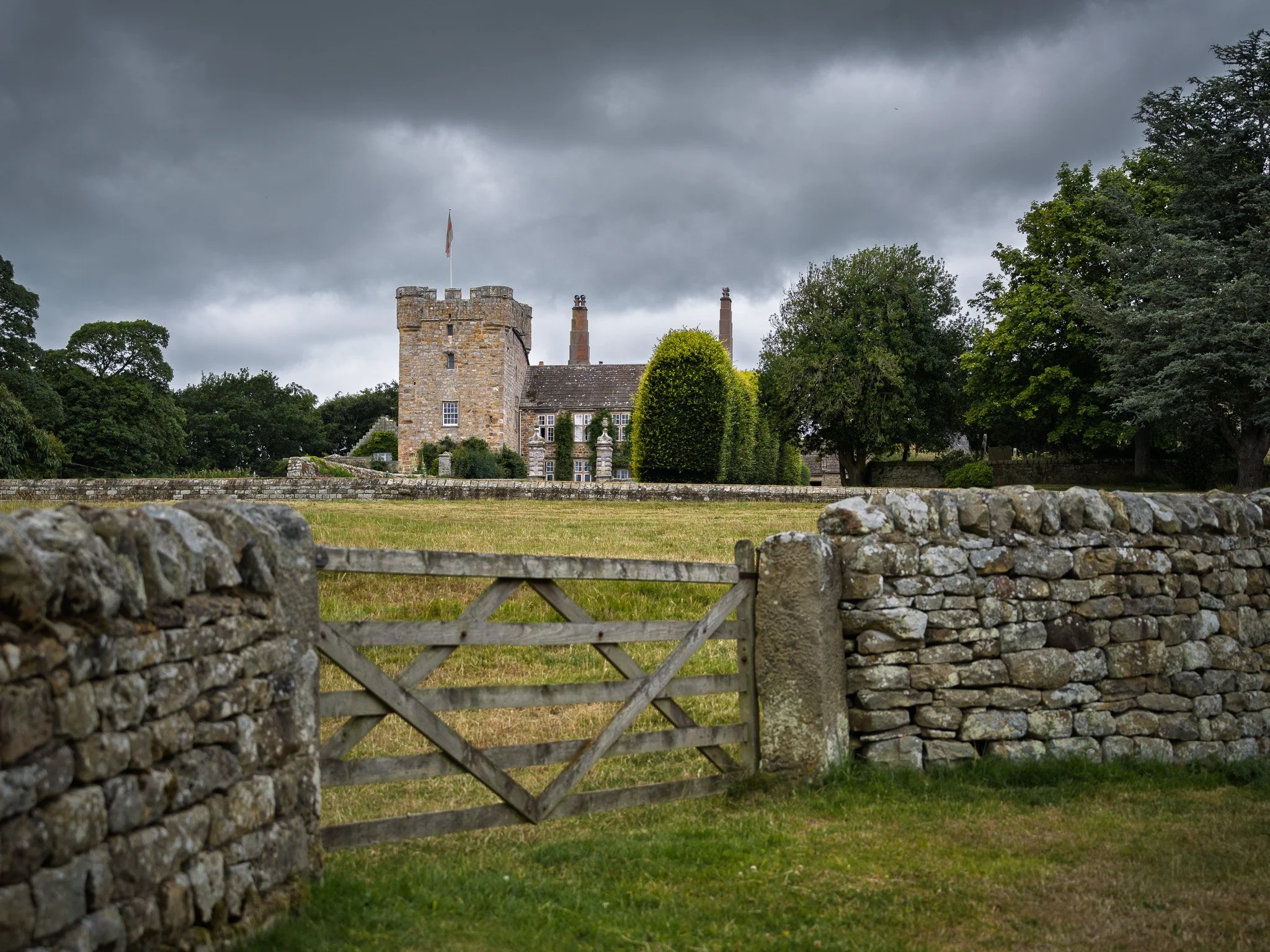 Halton castle in northumberland, by Jim Scott Photography