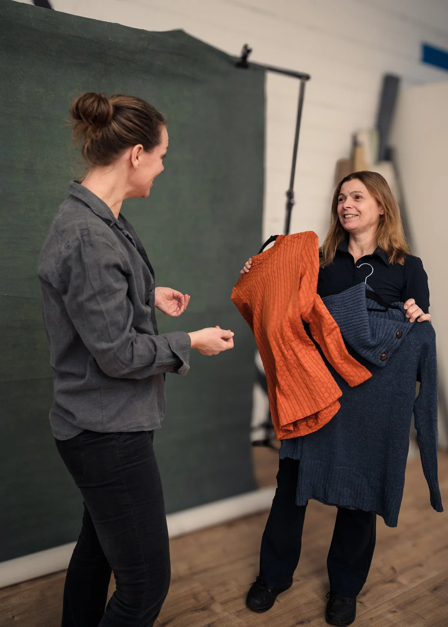 Behind the scenes in de fotostudio van Iris van 't Riet, persoonlijke portretfotografie