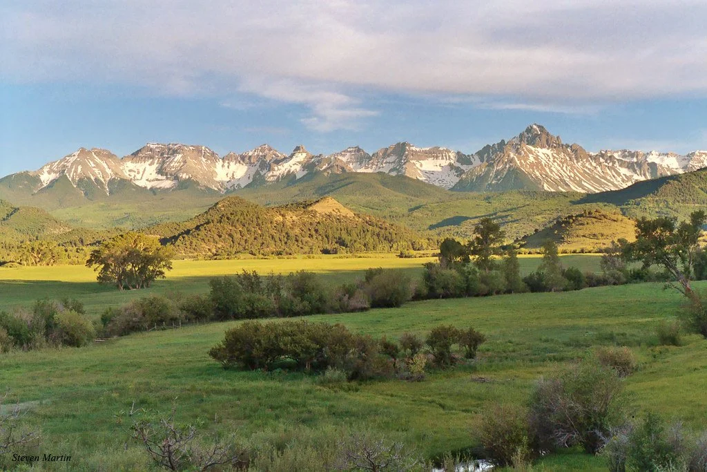 San Juan Mountain views near Ridgway, Colorado. Photo by Steven Martin.
