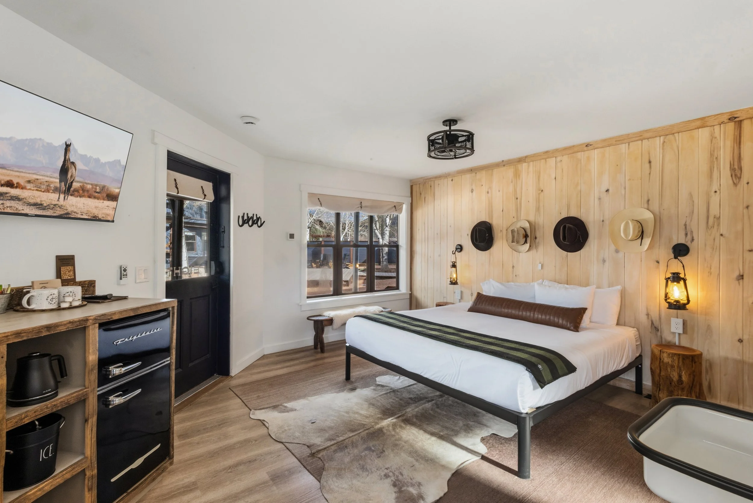 Modern Western king room at Hotel Palomino in Ridgway, Colorado