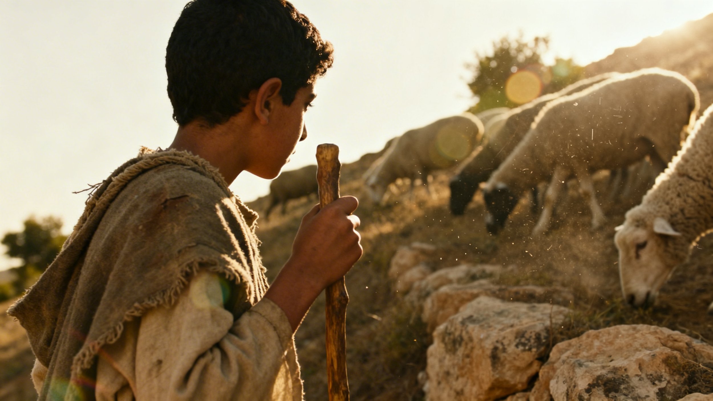 Close-up of a male lion's face with a thick mane and piercing eyes, dark background.