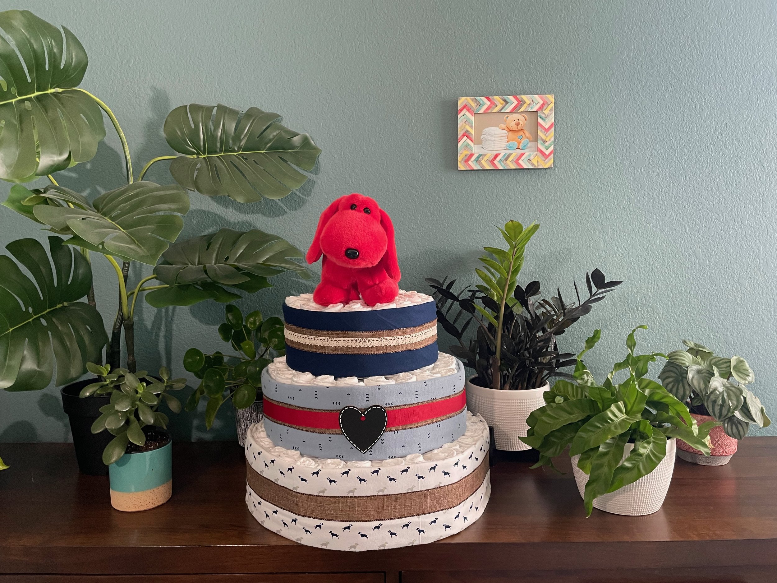 Big Red Dog Cake- 3 Tier Cake