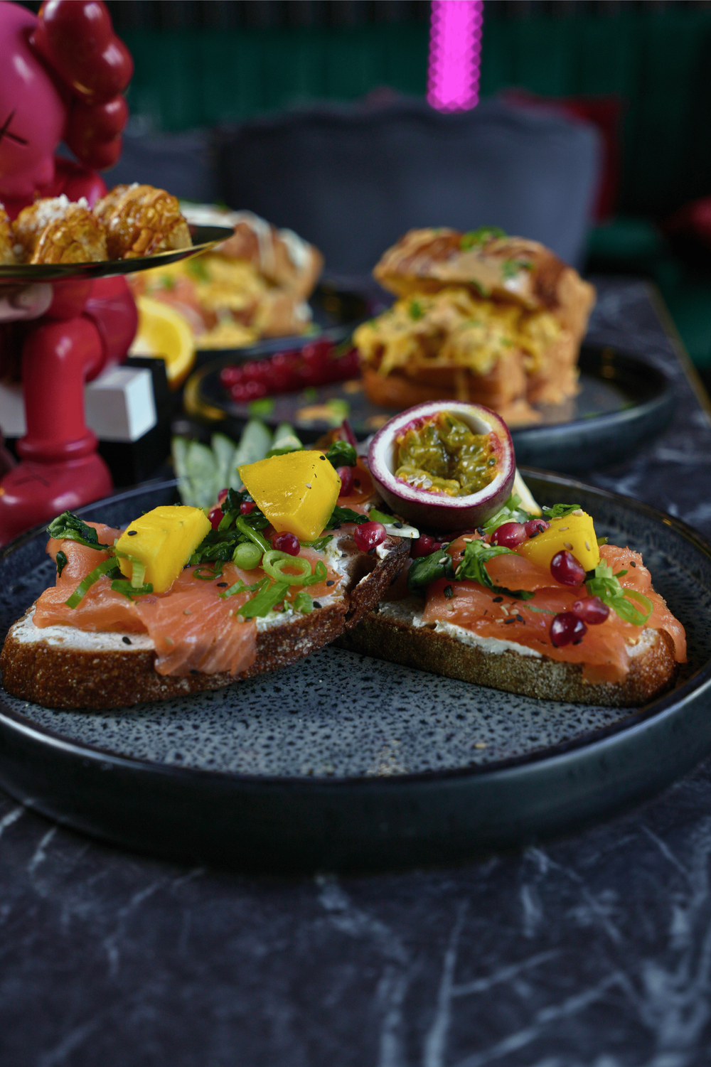Lachs auf Sauerteigbrot beim Golden Brunch in Dortmund