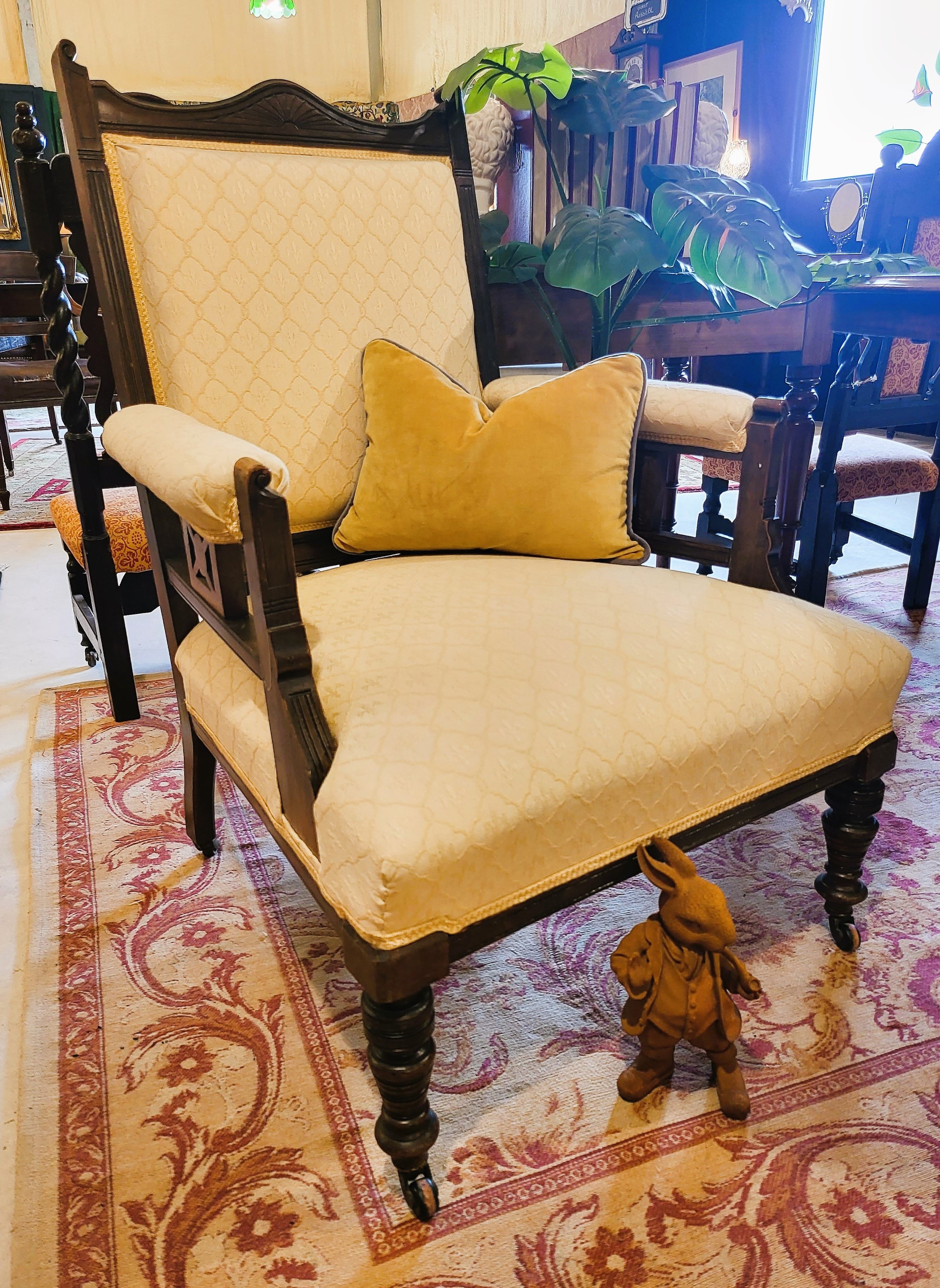 Edwardian Library Chair