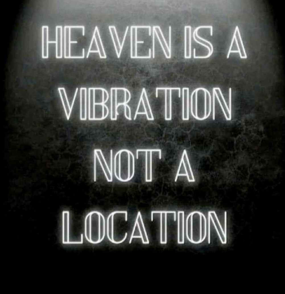 Heaven is WITHIN you. It doesn&rsquo;t get much clearer than that. ❤️ So why is it so hard to get there? Because humans are stubborn and we think I we are &ldquo;real&rdquo; as our self-identity in such a way that it creates an illusion of separation