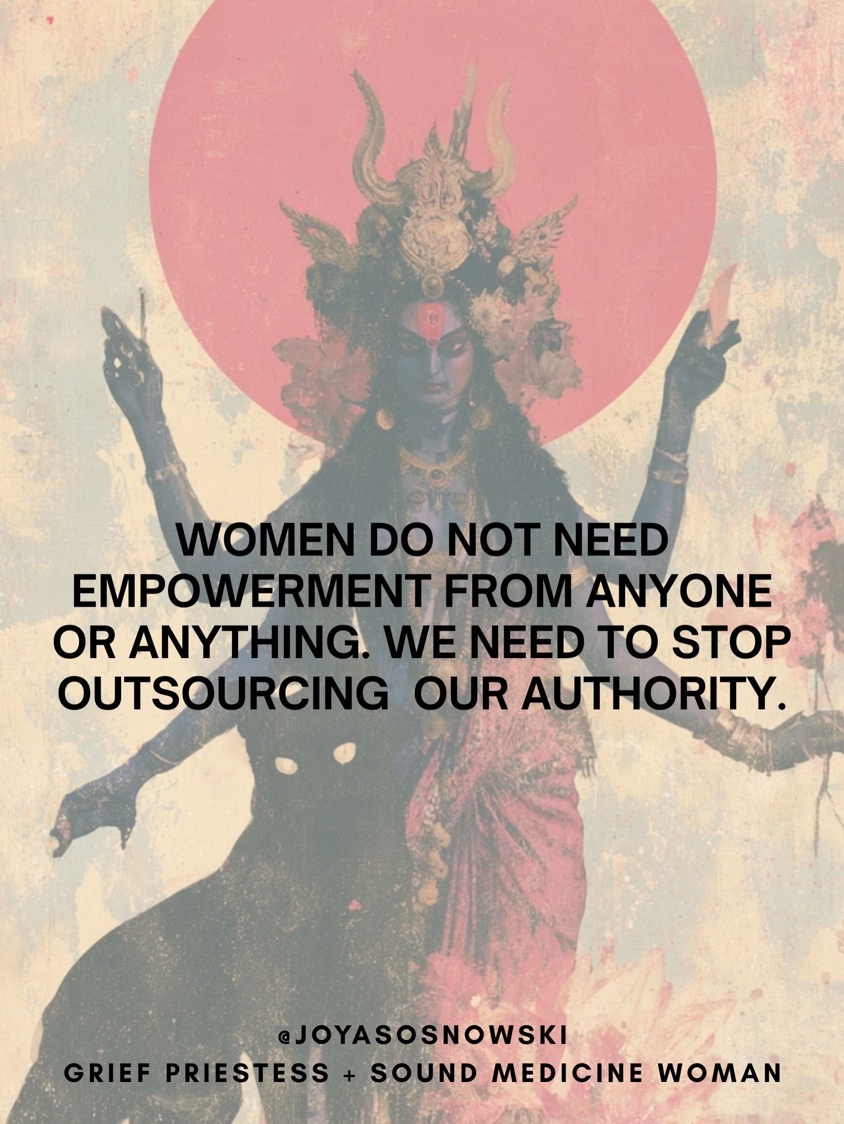Your power cannot and does not come from anyone or anything outside of you. It comes from within. Authority is to be the author of your own damn life. I hereby rescind any and all agreements ever made with this insane society that is constantly tryin
