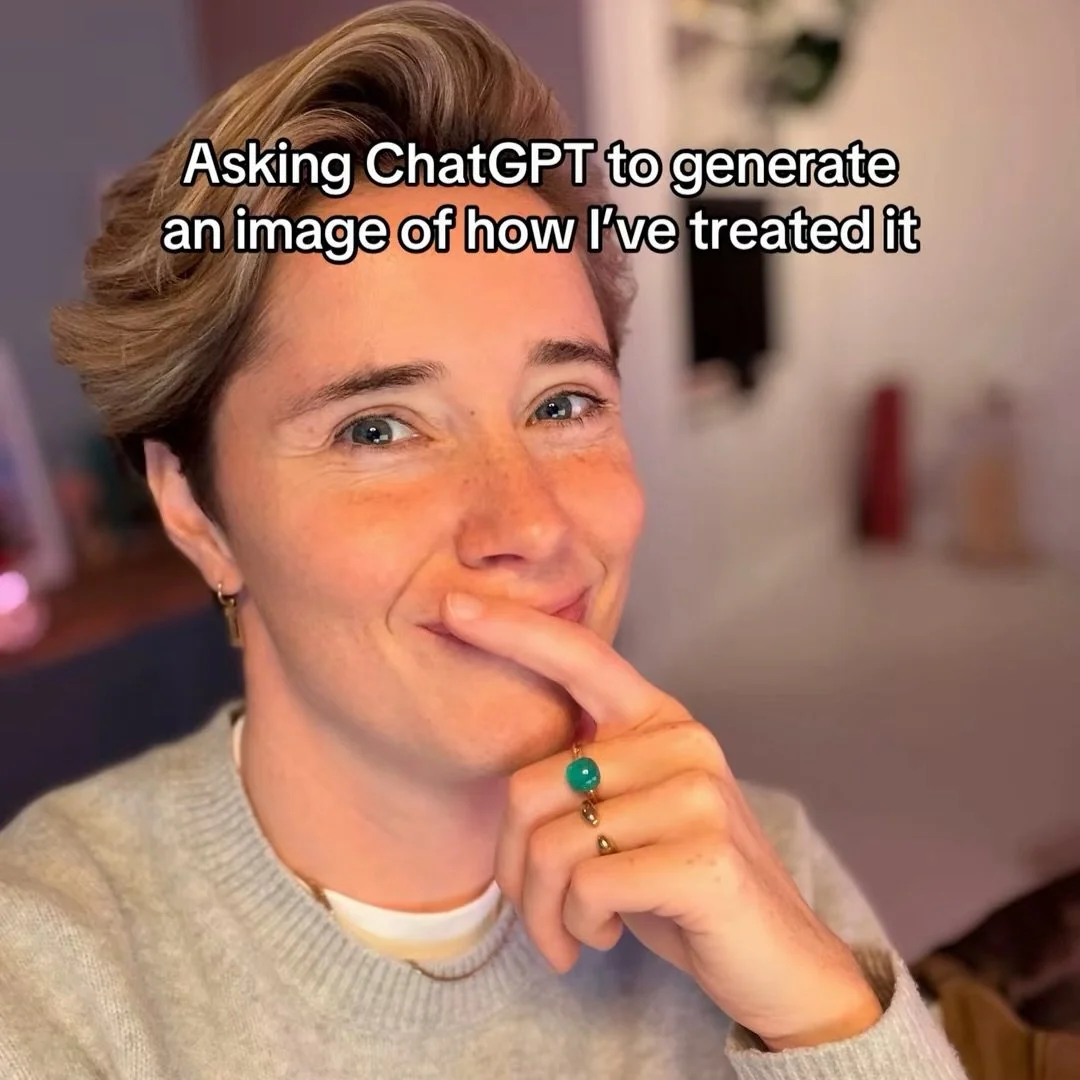 Not exactly what I expected to be associated with, but I&rsquo;ll take it as a compliment, ChatGPT. 🪴- 🍵- 🐈 - 📚