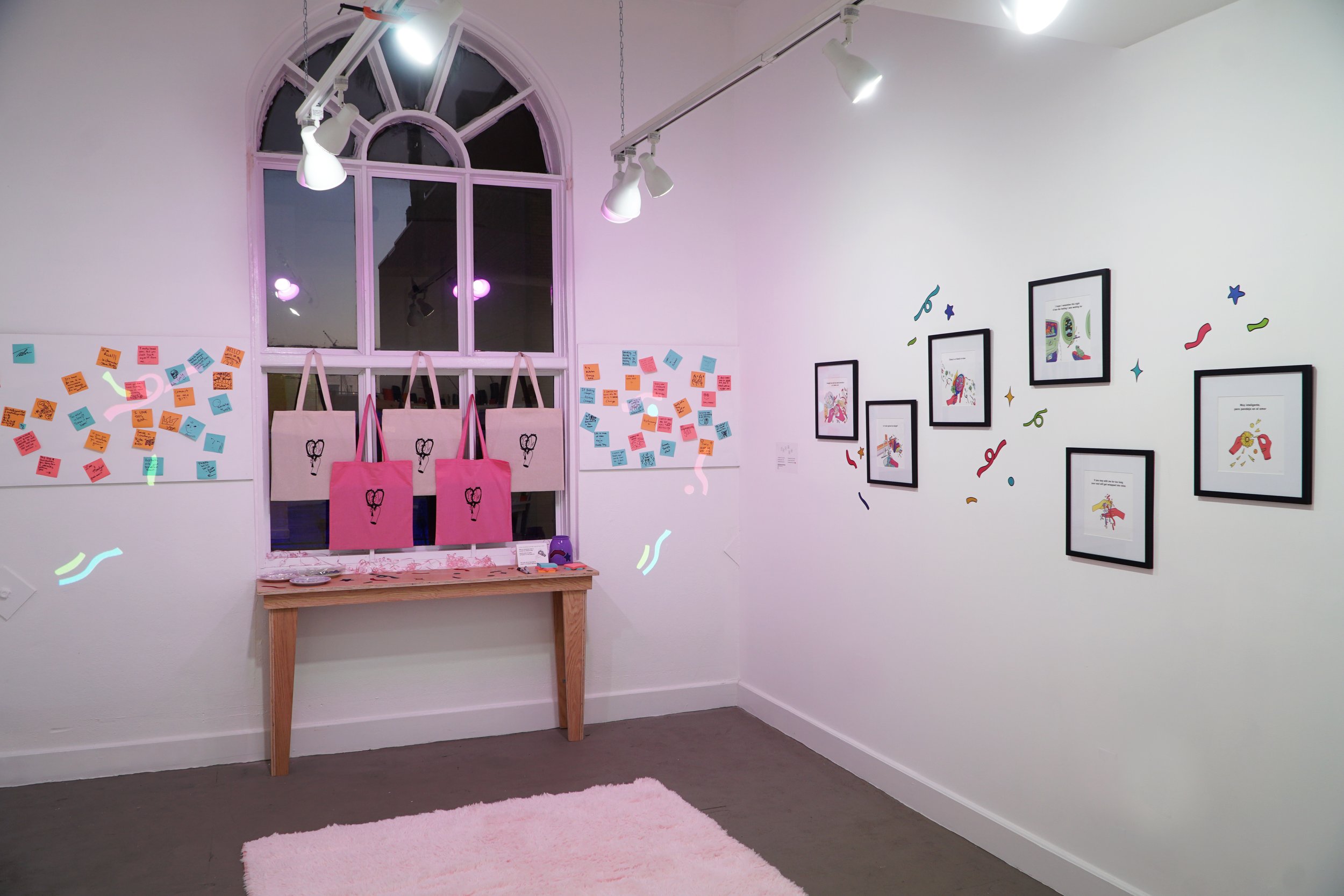 "Note to Self:" installation view