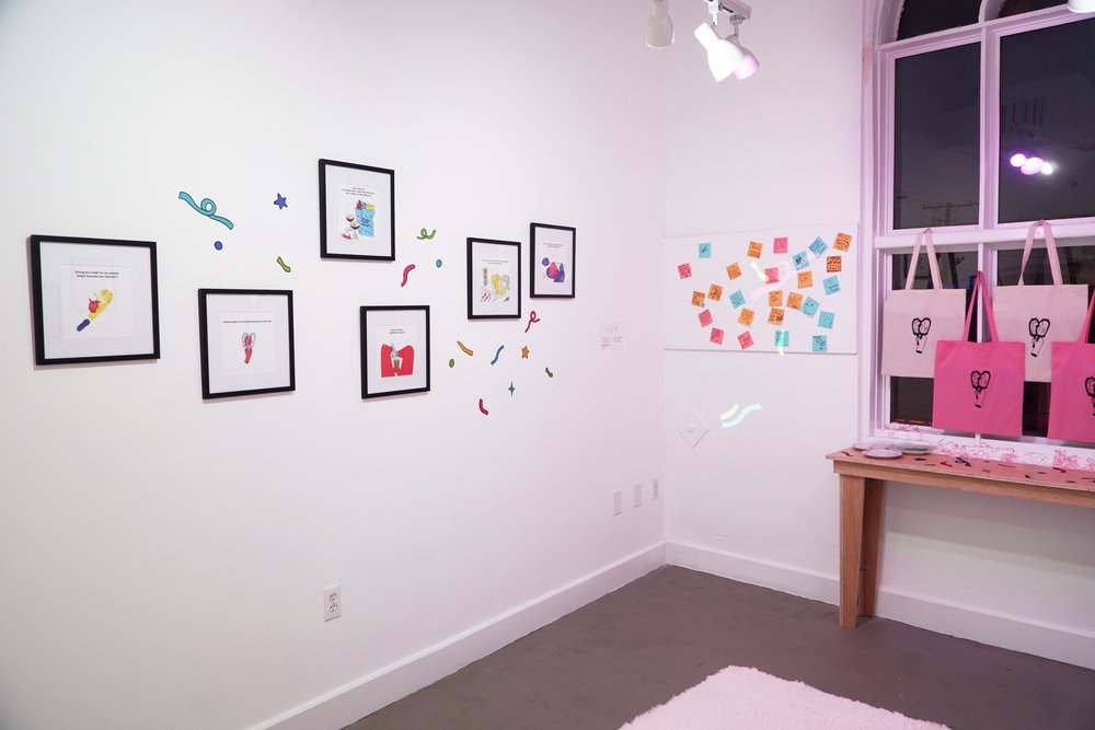 "Note to Self:" installation view