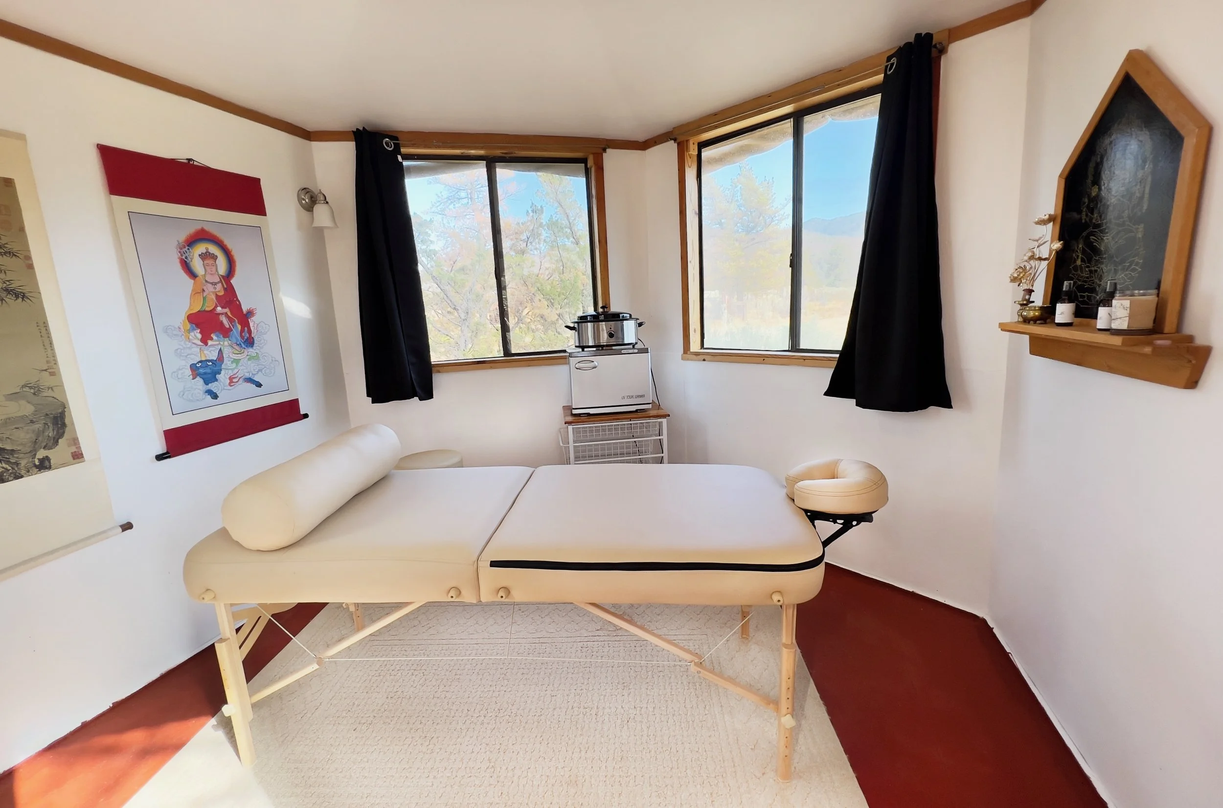 Massage Room with Massage Table awaits You