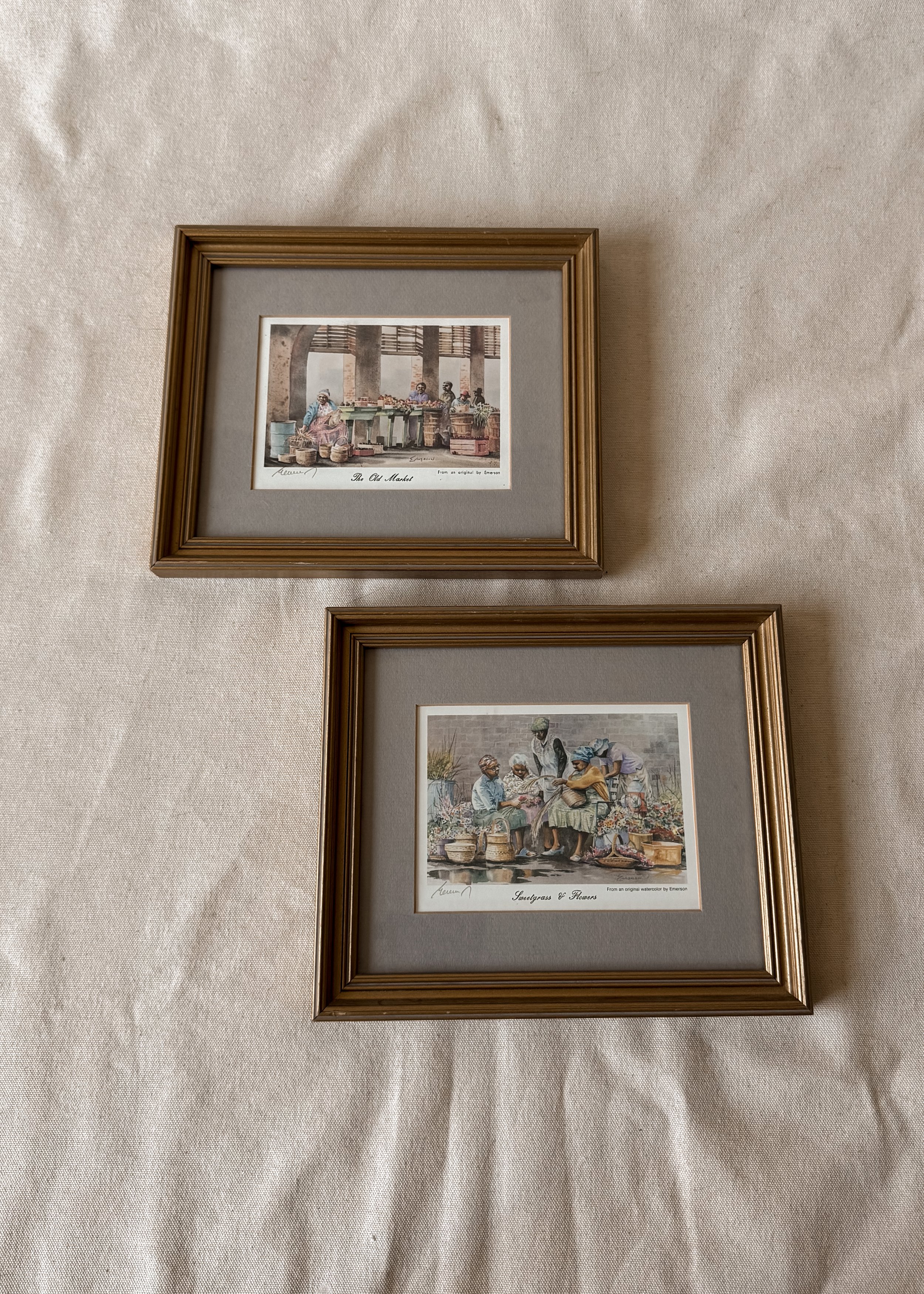 Signed Market Prints