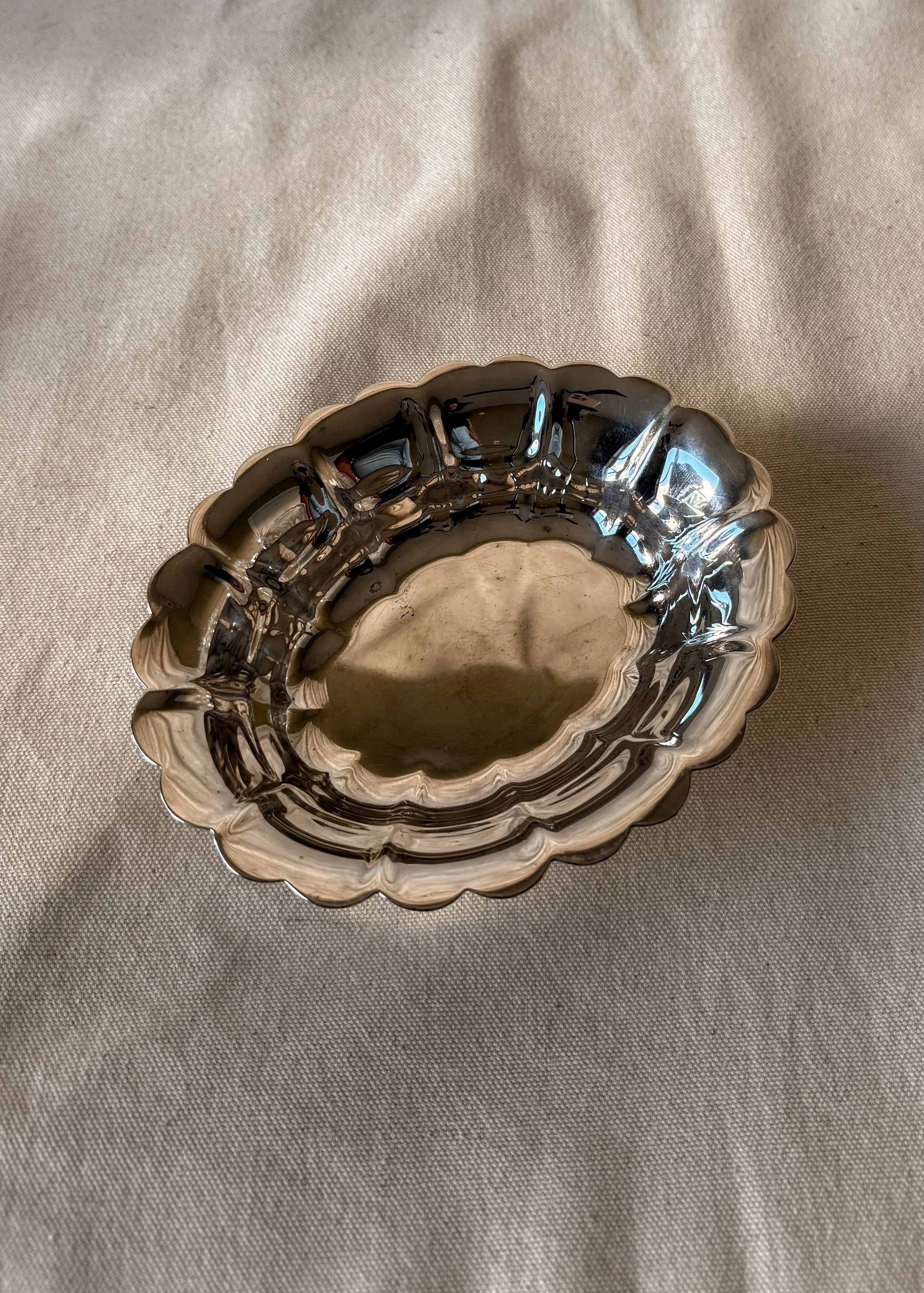 Mini Silver Shell Dish