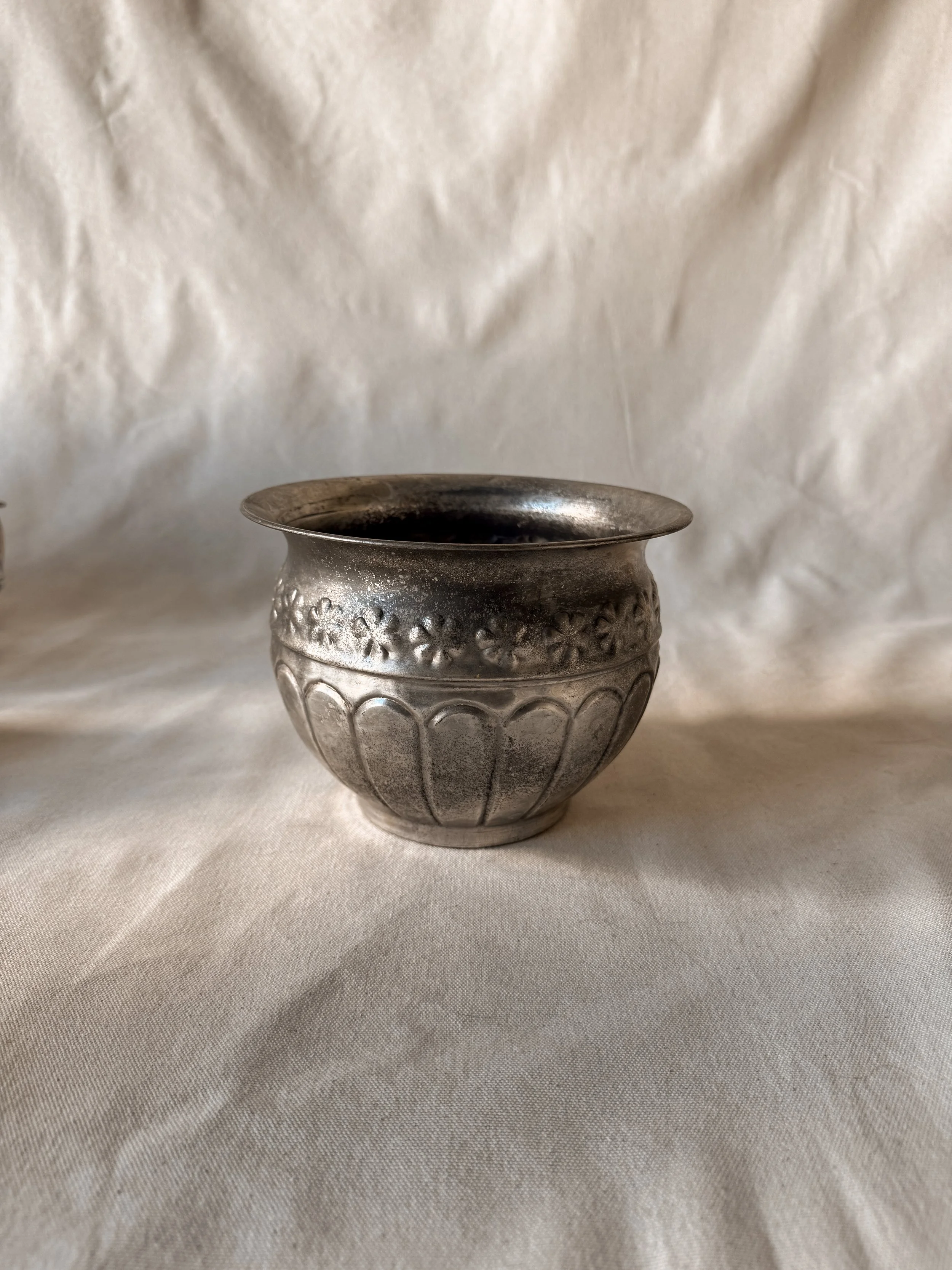 Pewter Planter