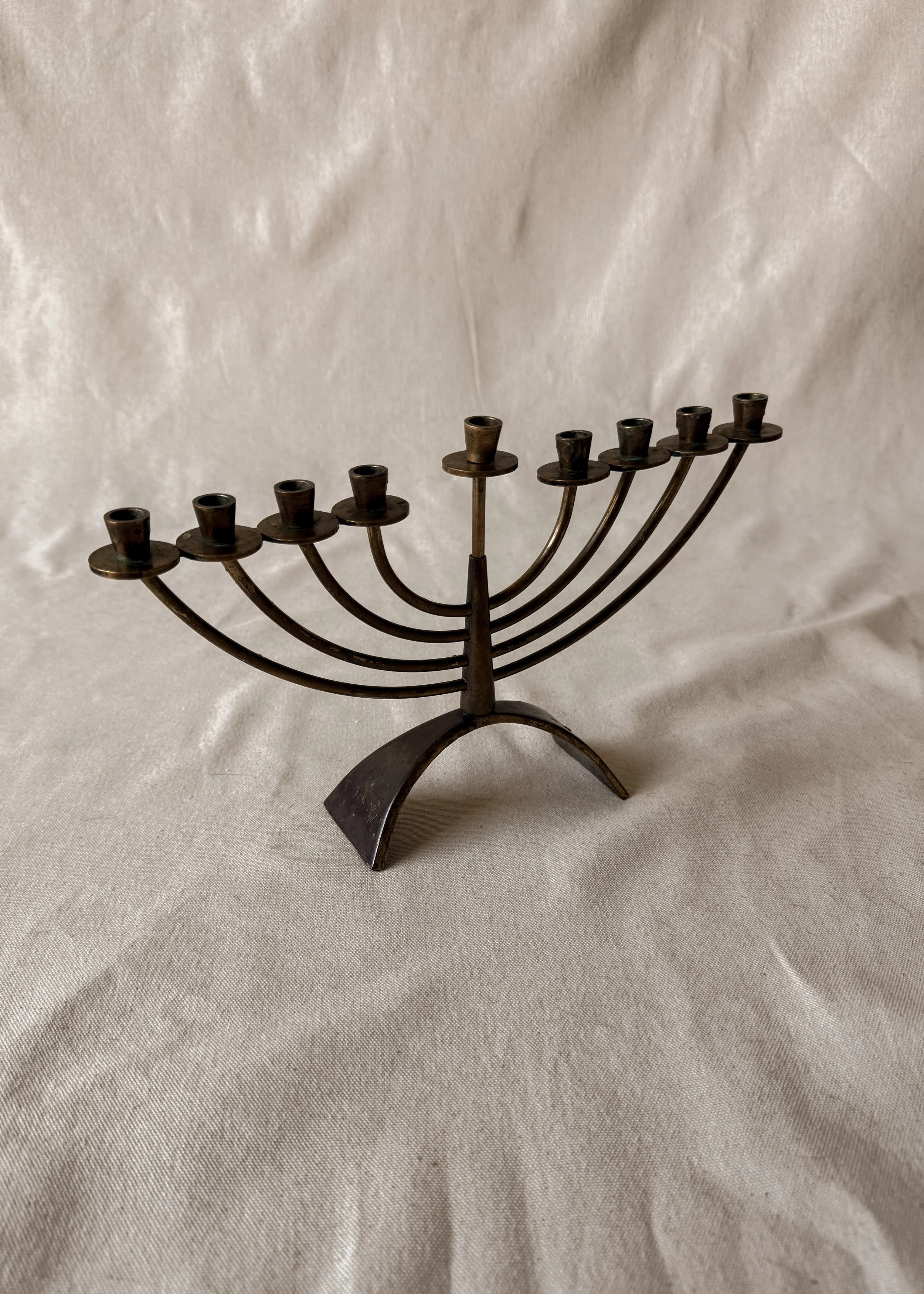 Hadany Arts & Crafts Brass Menorah