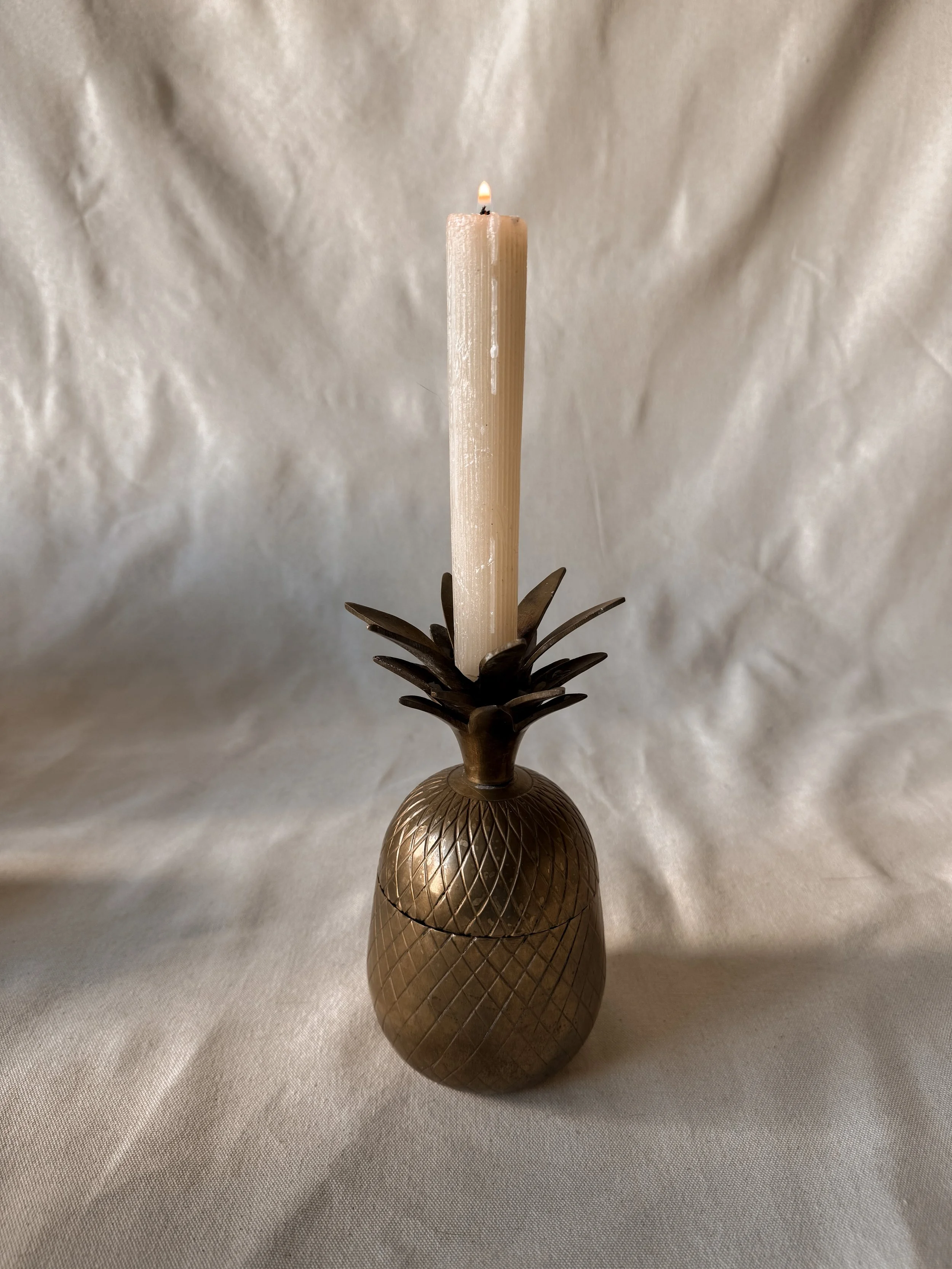 Pineapple Keepsake Box/ Candlestick