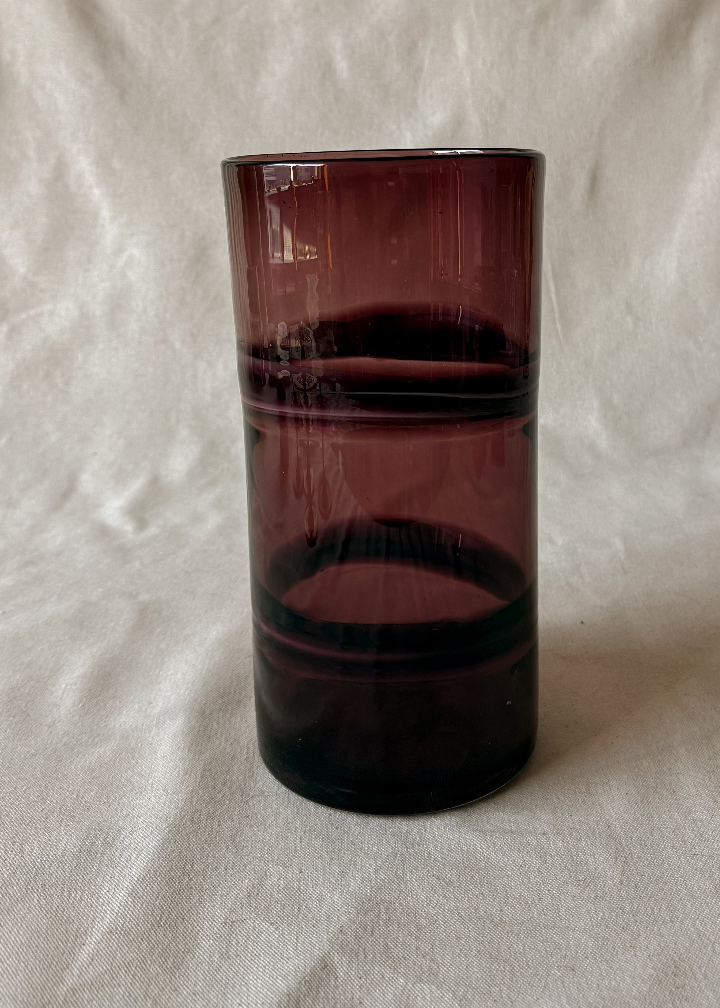 Amethyst Hand Blown Vase