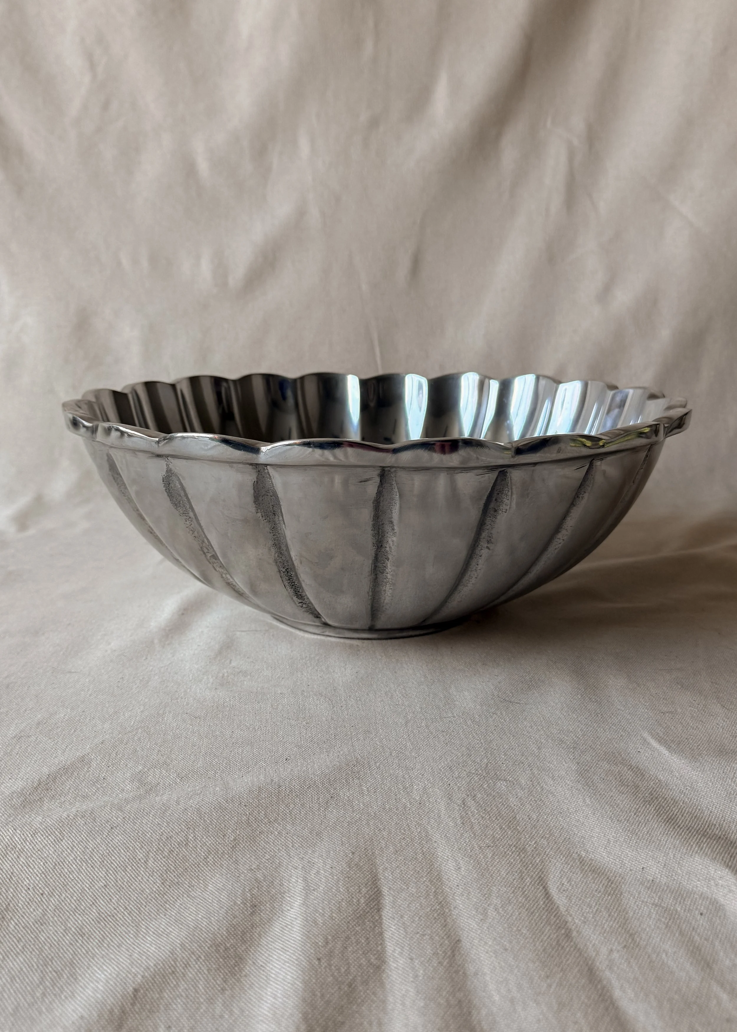 Scalloped Punch Bowl
