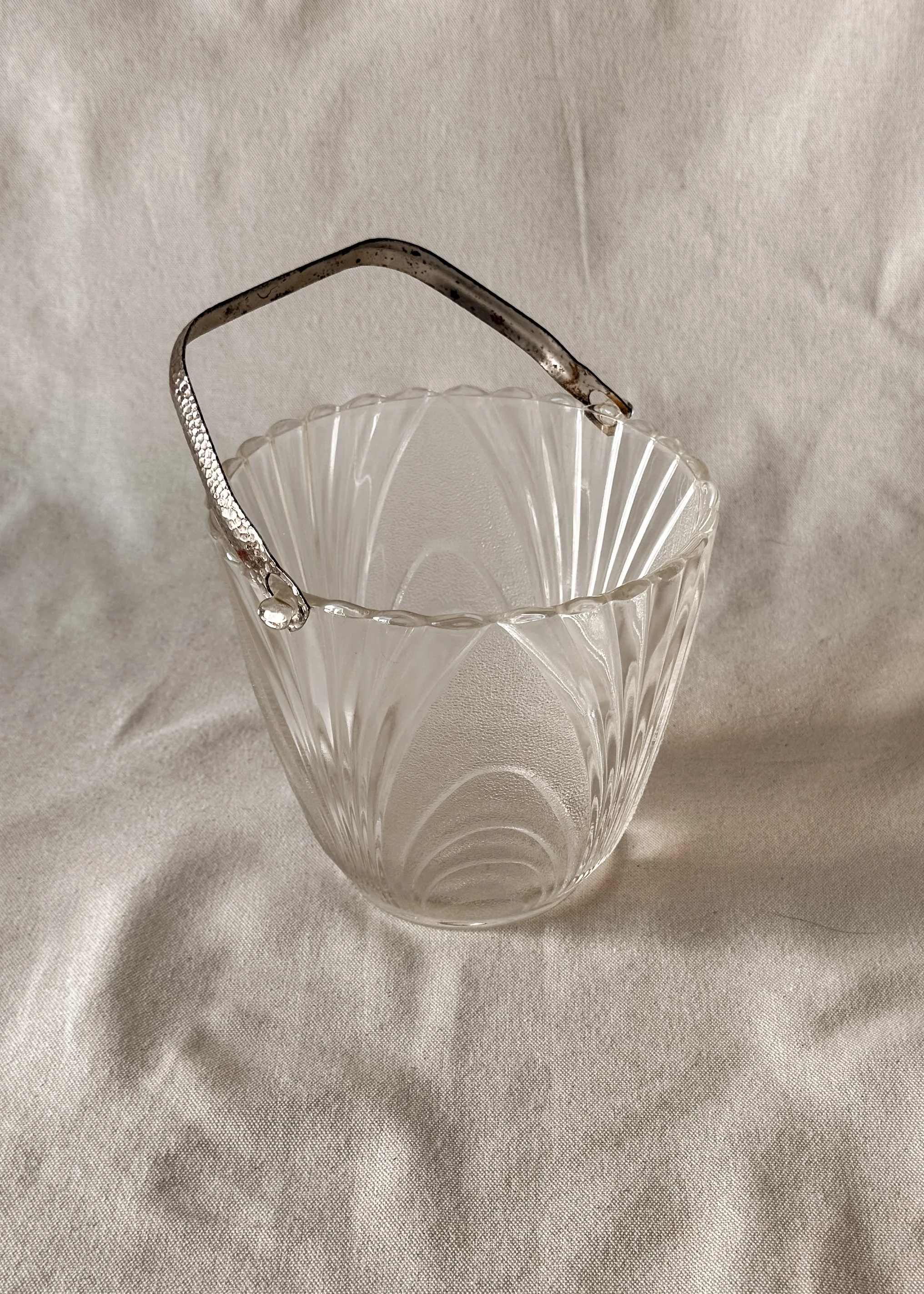 Brockway Glass Ice Bucket