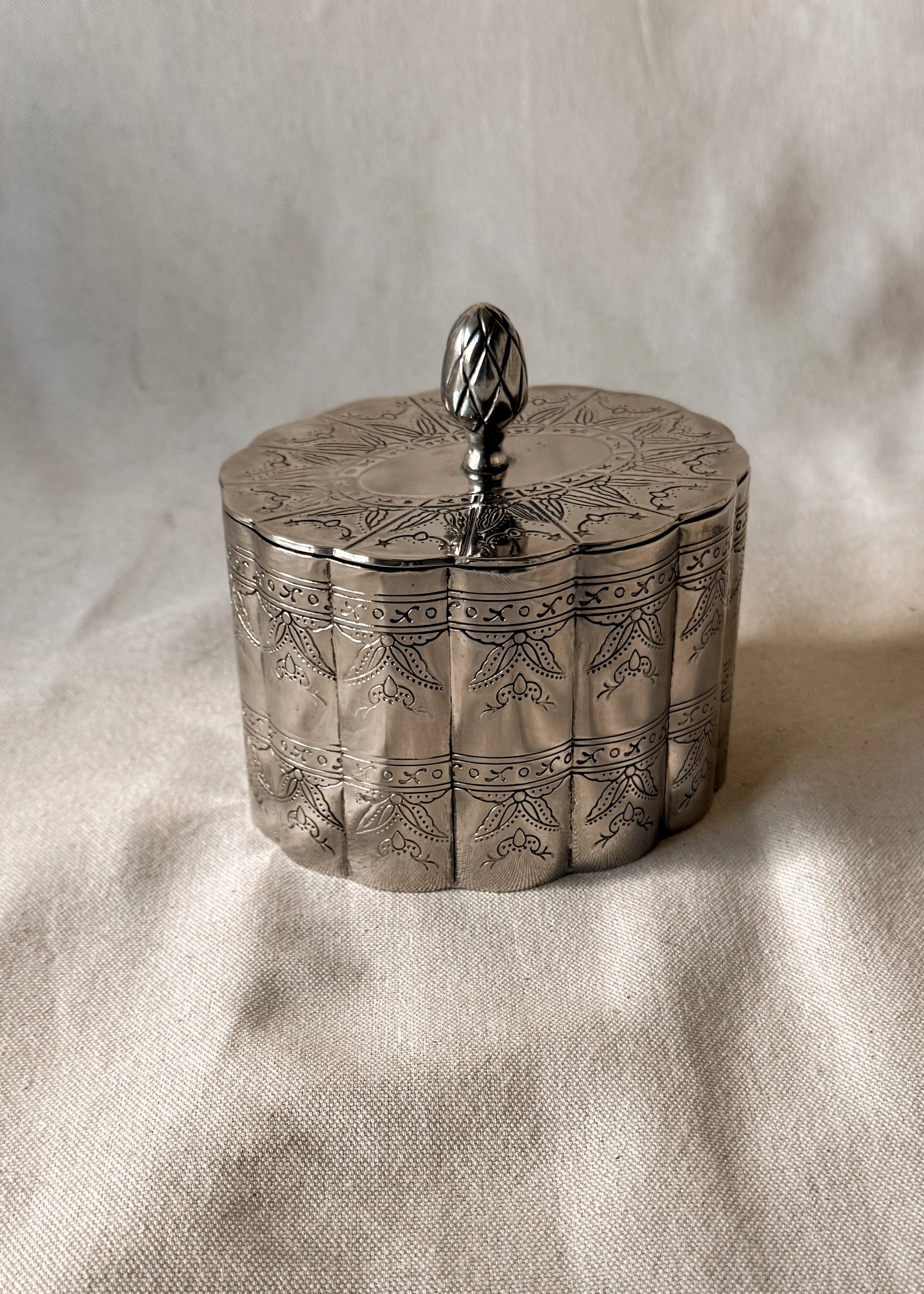 Godinger Silver Keepsake Box w/ Red Velvet Liner