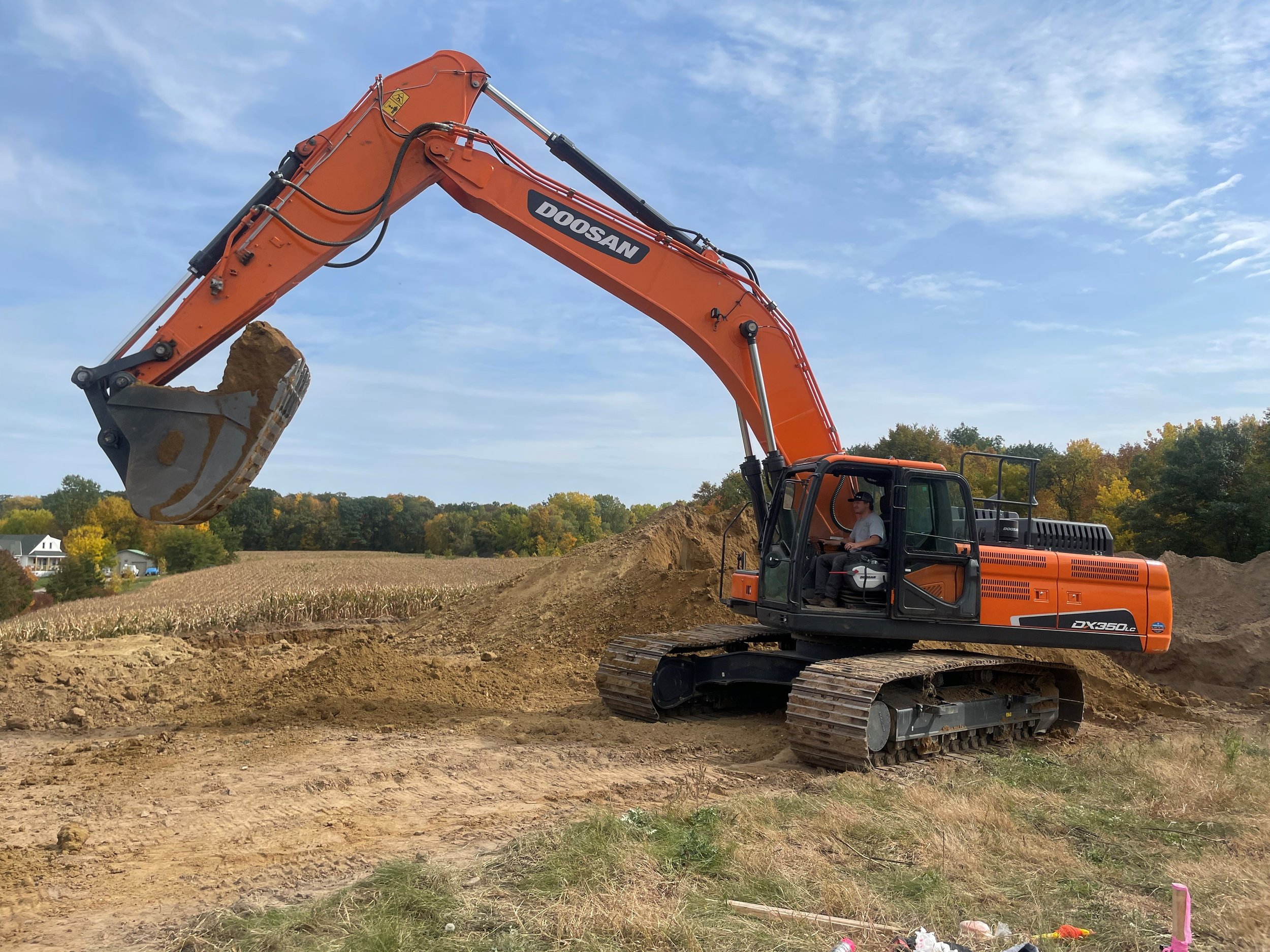 new site build excavation