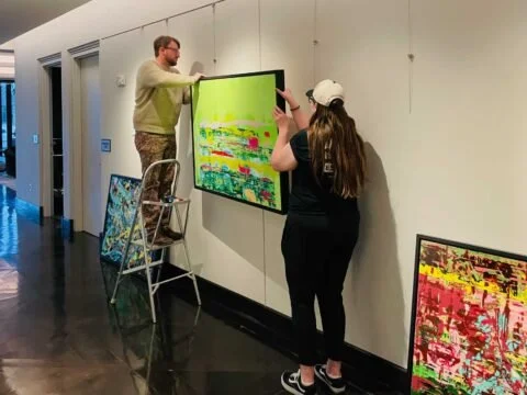 KCAC Curation Showing Mark Hennick at One Park Place