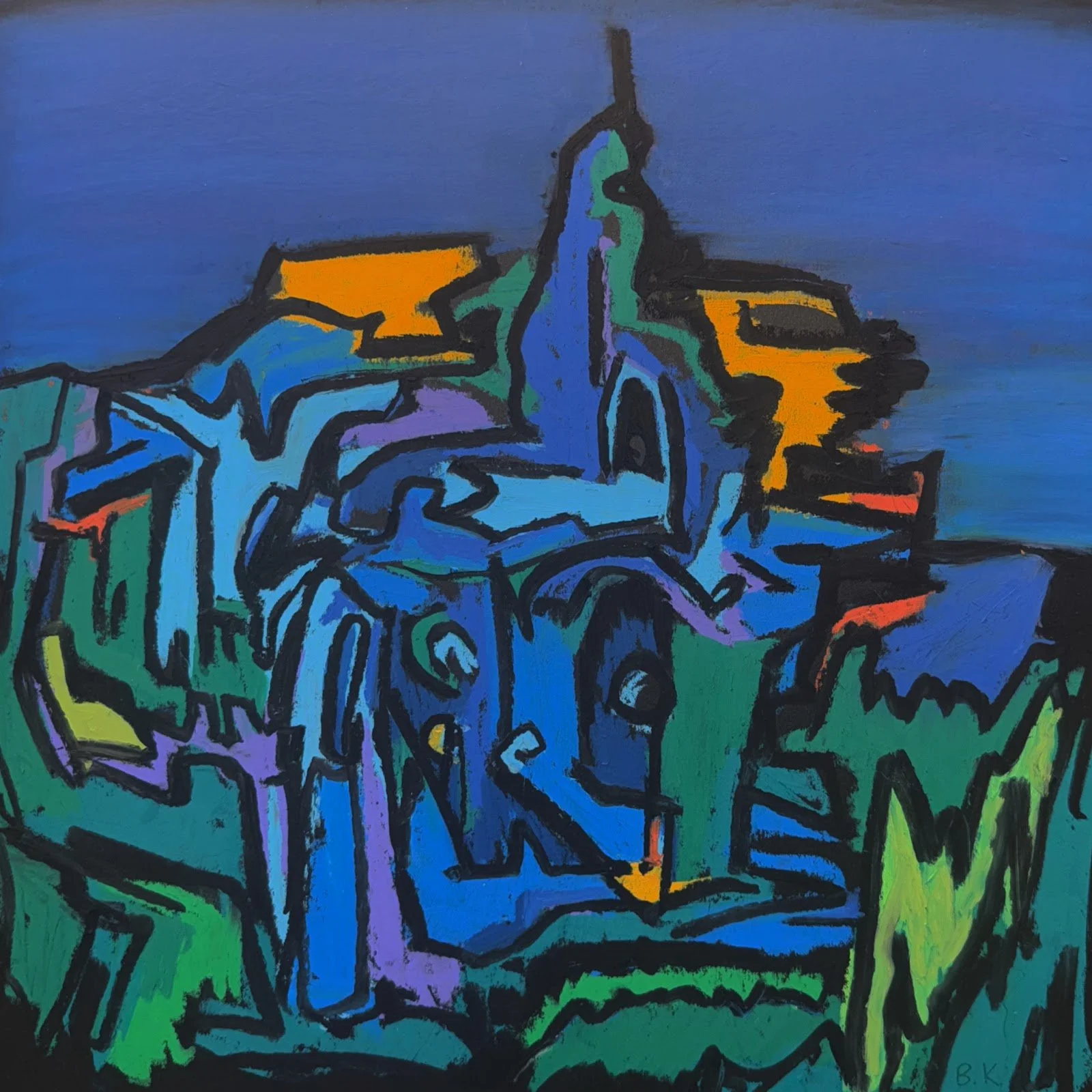 Knisely-Villagescape by Dusk - Blake Knisely.JPEG