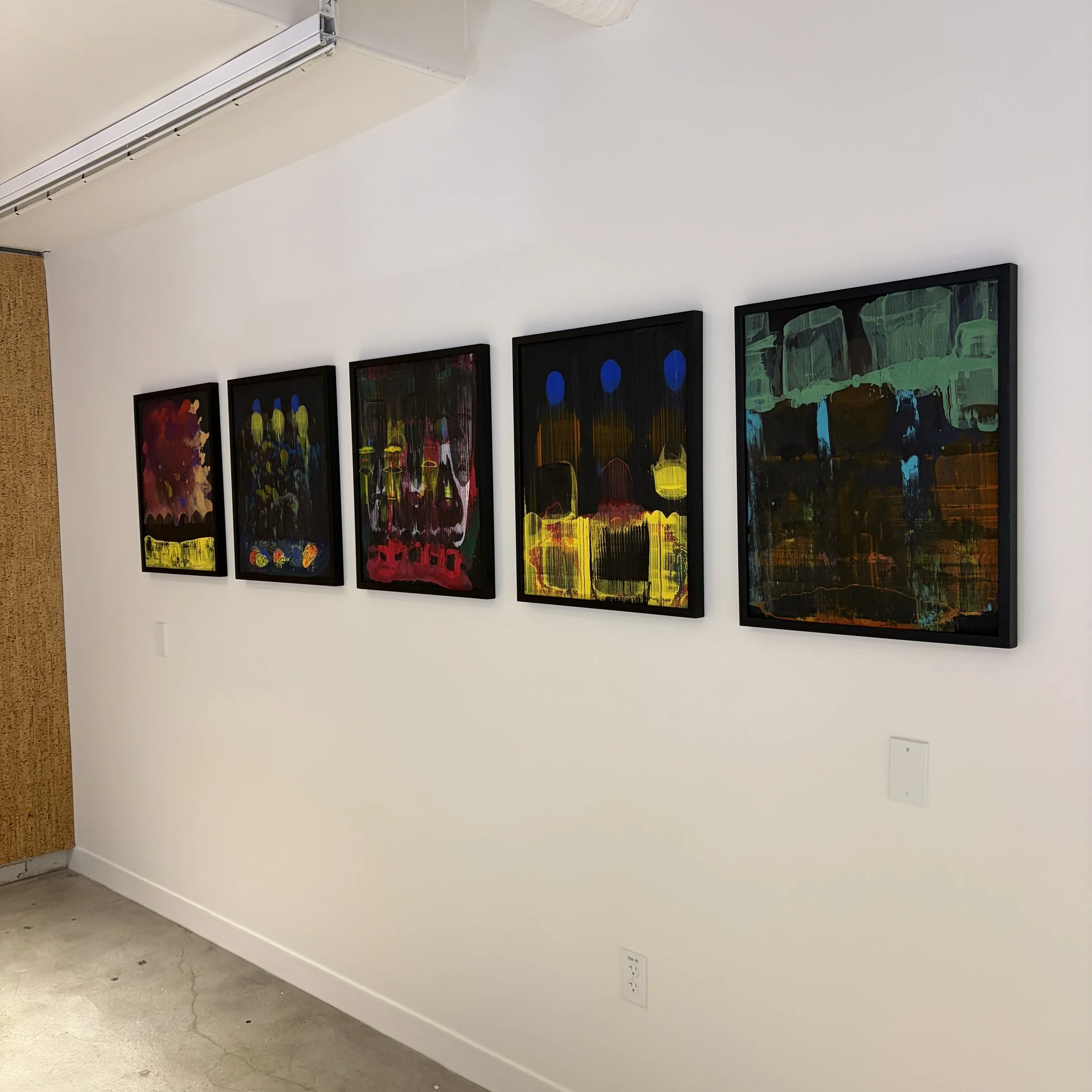 5 Bright Black (framed)