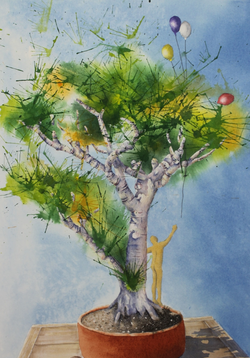 Bonsai Tray Landscape #3