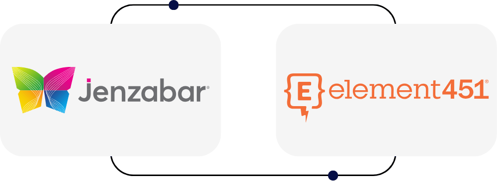 element451 and jenzabar integration