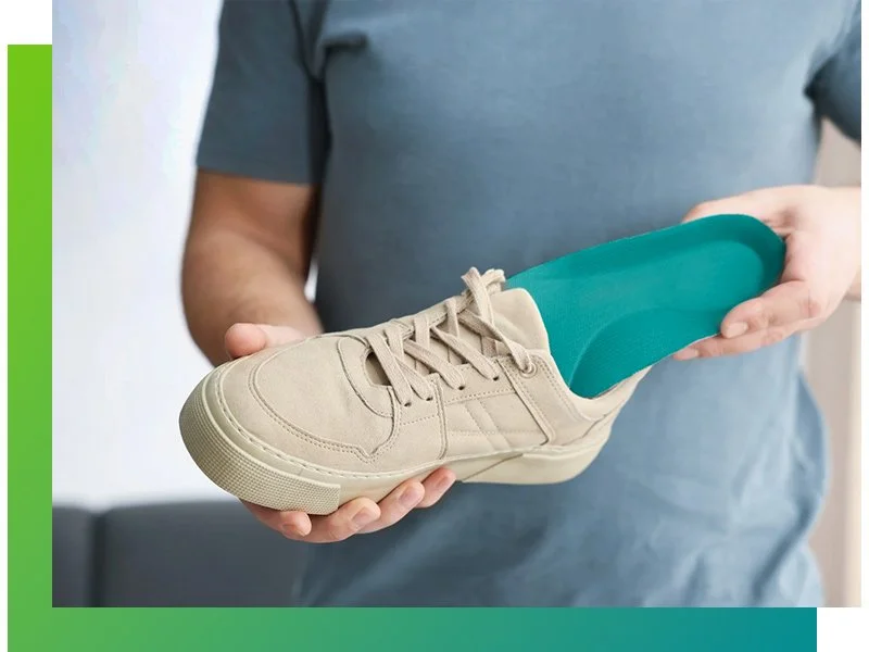 Shingletown podiatrist examining a foot to treat plantar fasciitis