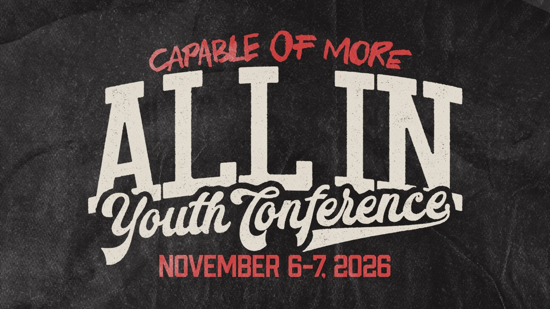 IMMERSE All In Youth Conference