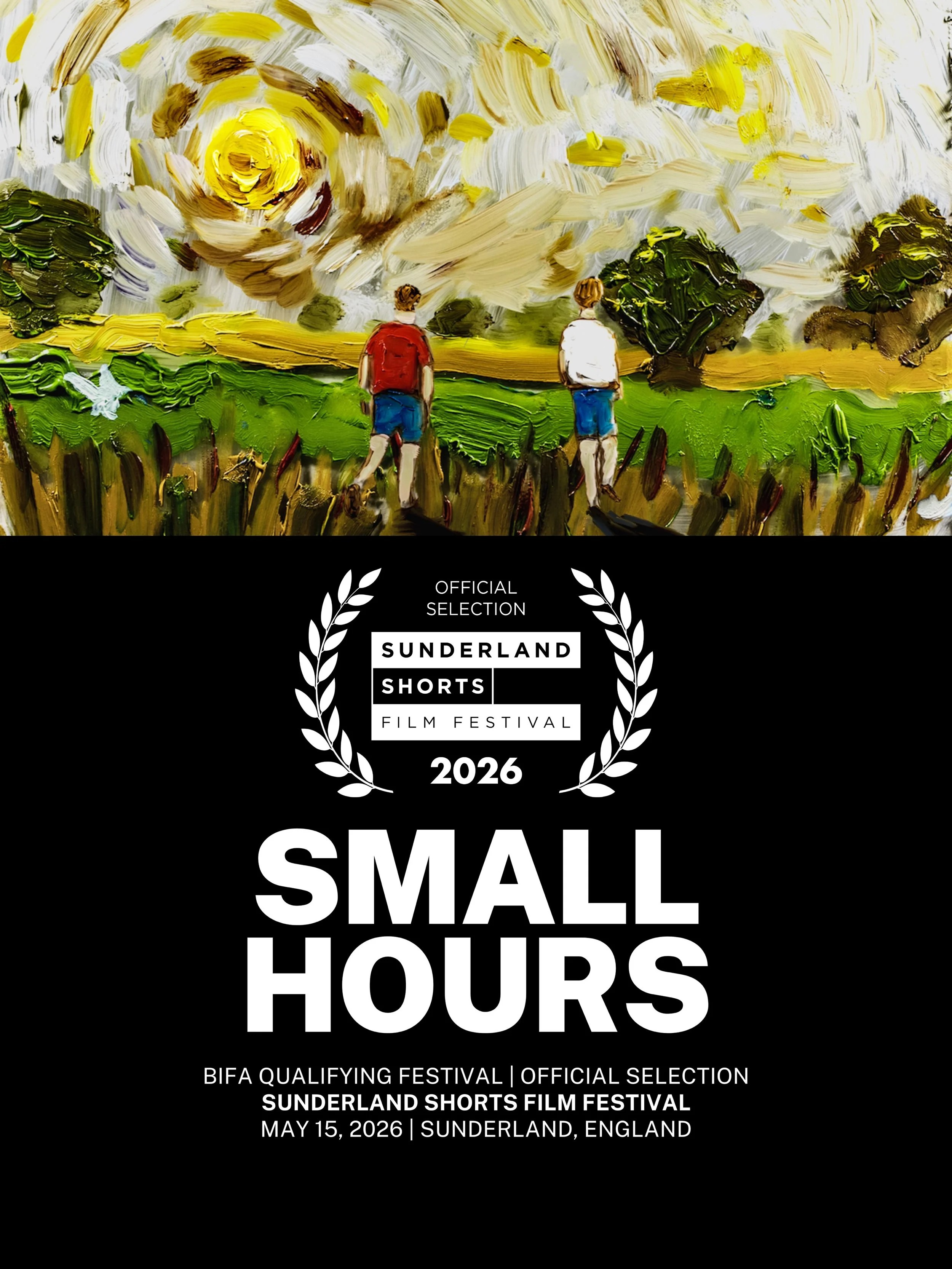 We&rsquo;re on our way to Sunderland! SMALL HOURS screens today at the 11th edition of BIFA-qualifying Sunderland Shorts Film Festival.

The festival has been an inclusive community for filmmakers and film lovers since its launch in 2015, growing to 