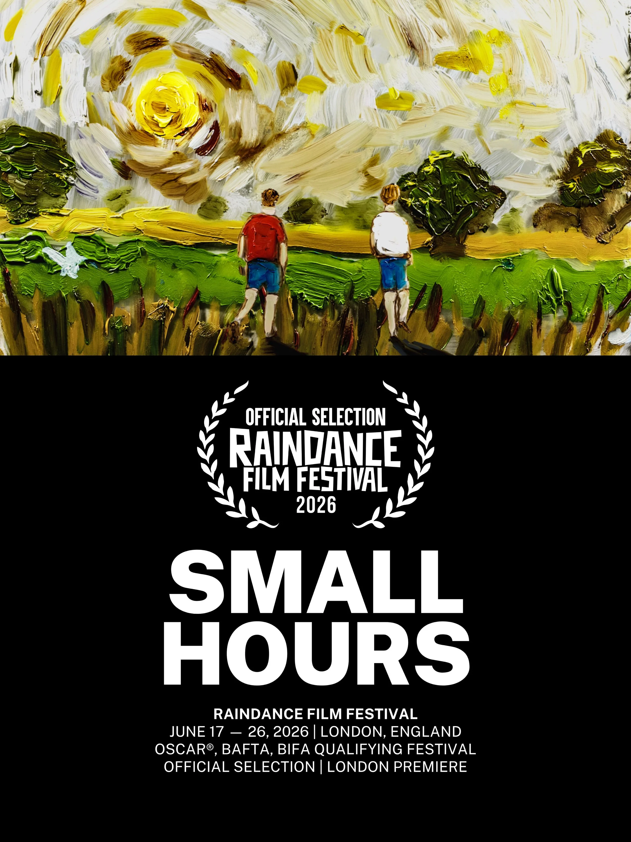 Eight years in the making, with 5,000 frames painted by hand using oil on glass, writer/director Oscar Wyndham Lewis began working on SMALL HOURS as a way of processing his own experiences with alcoholism and mental illness.

Today we are incredibly 