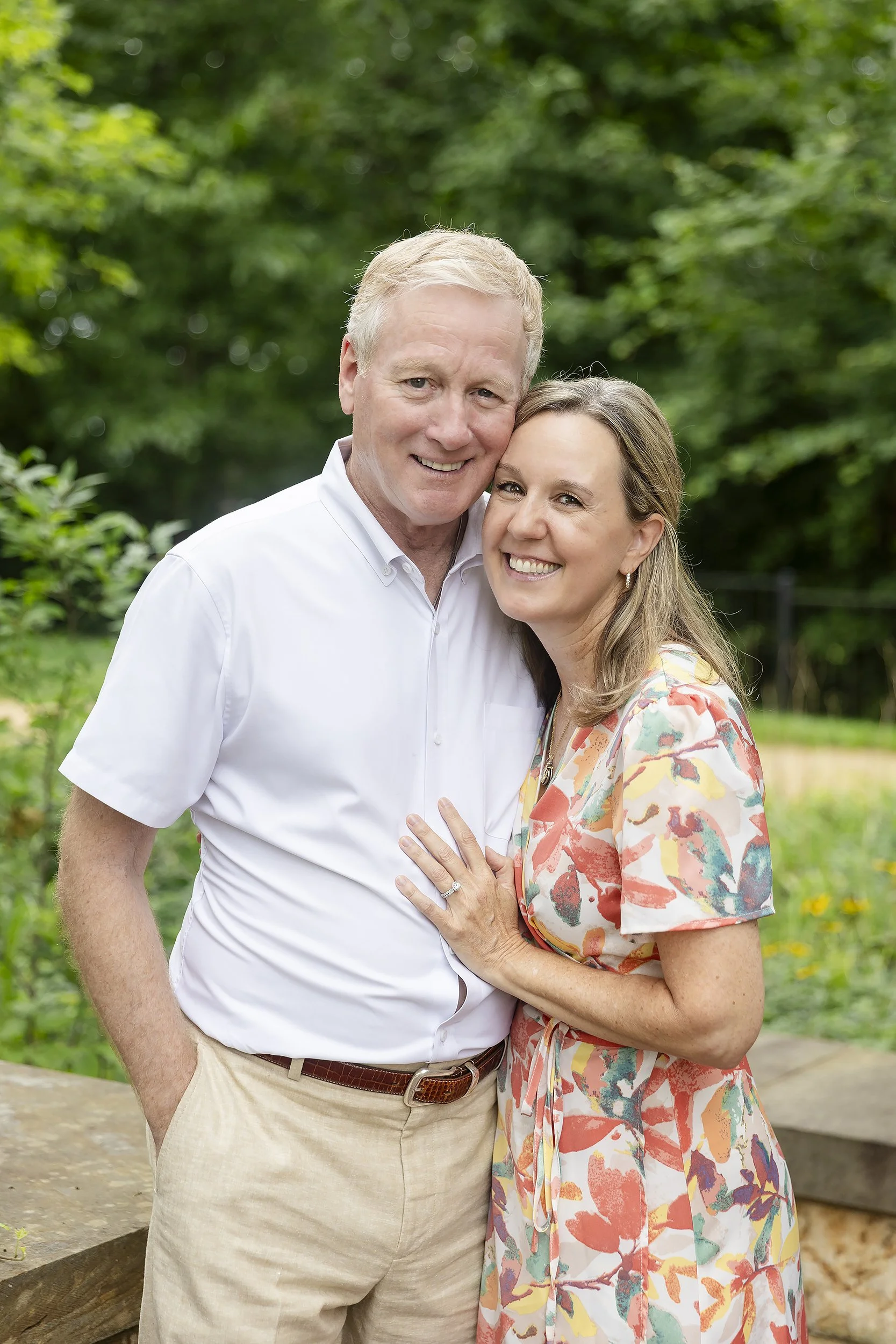 Couple smiles together lifestyle engagement Saint Meinrad.JPG