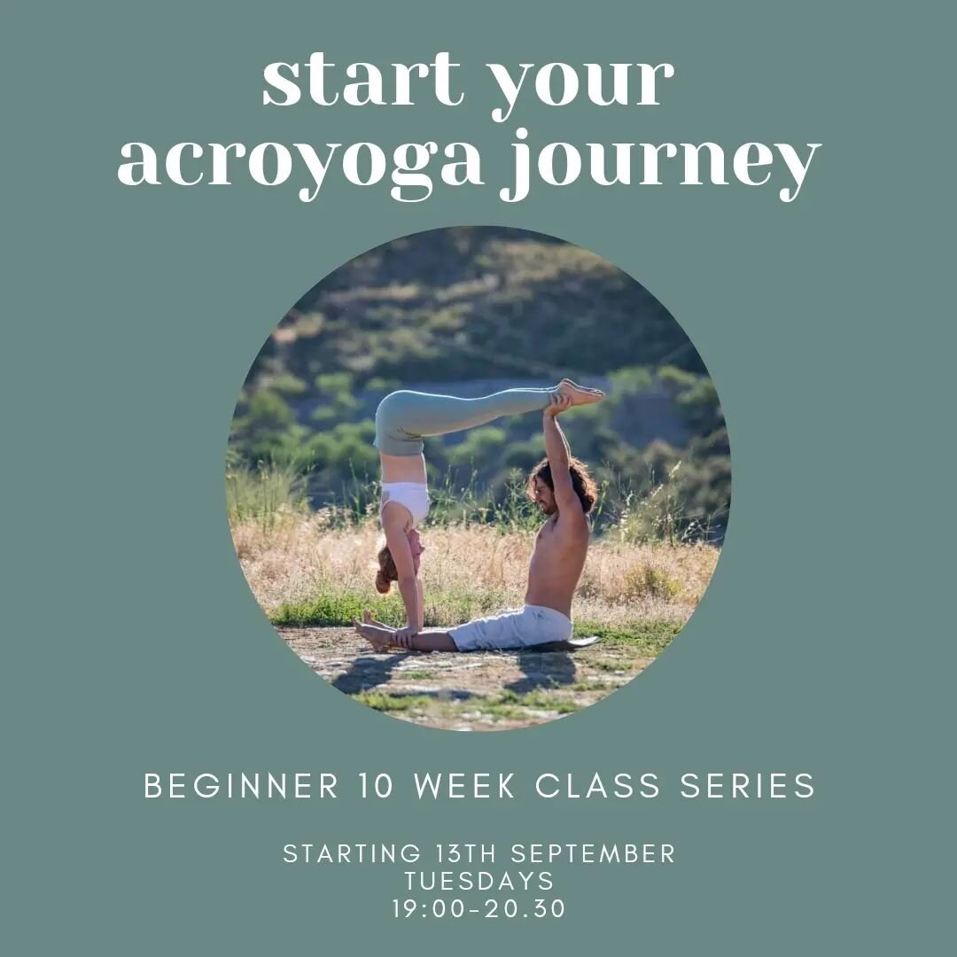 Exactly one month until our weekly acroyoga classes start 🥳 join the full course or get a 5-class-pass. There's also the option to book an individual class (drop-in). 

Classes take place at Freiraum Institut Vienna (1090) on Tuesday and Wednesday e