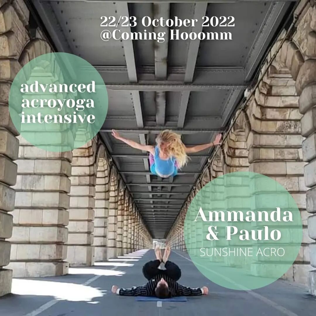 Do you want to learn castaways, fast washing machines and level up your hand to hand game with @sunshine.acro? 🤩

Acroyoga Vienna is excited to announce that the amazing Ammanda @ammandachristensen and Paulo @paulosrcarolo (Sunshine Acro) will come 