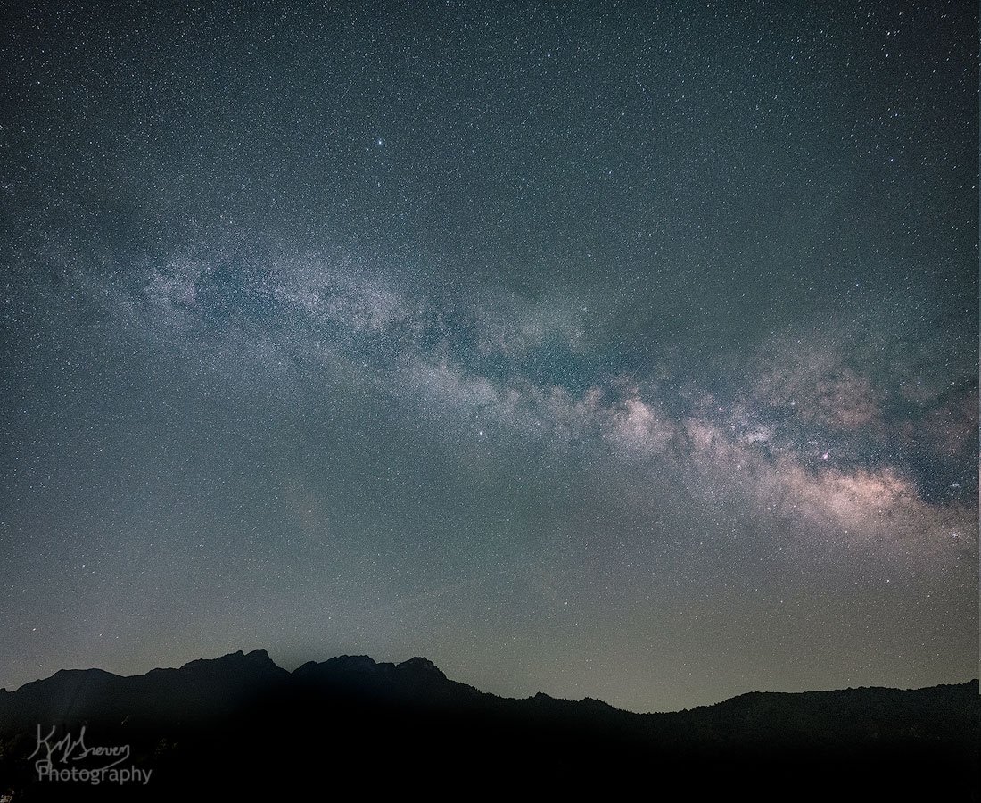 Milky Way over Grandfather Mountain