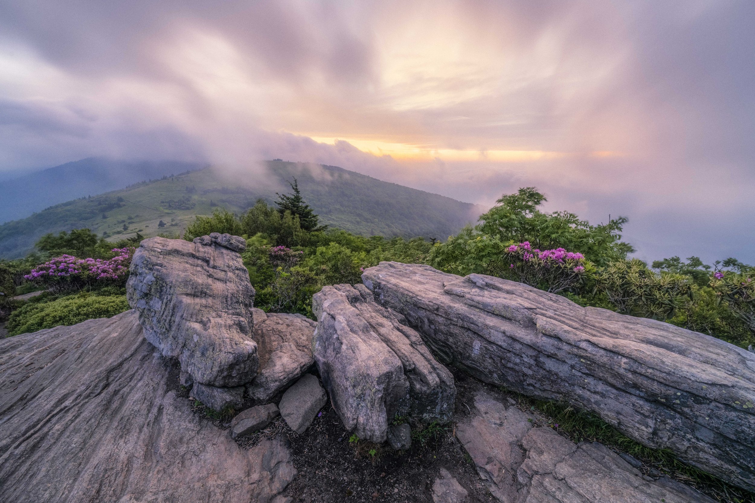 Sunset on Jane Bald